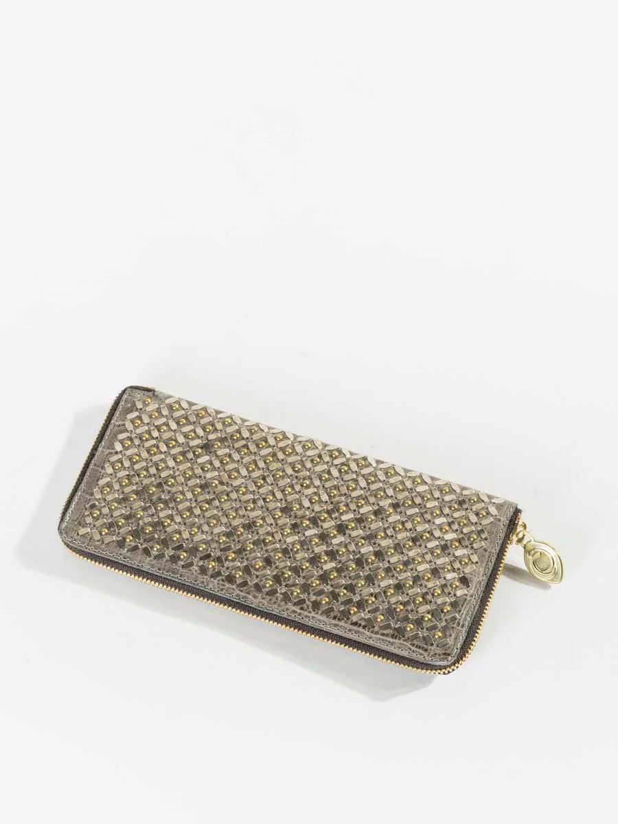 mila wallet - grey croc - Image 2
