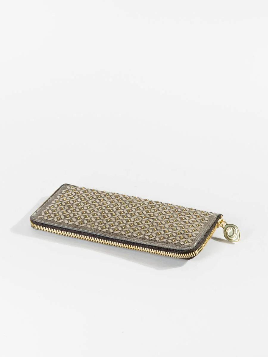 mila wallet - grey croc - Image 3