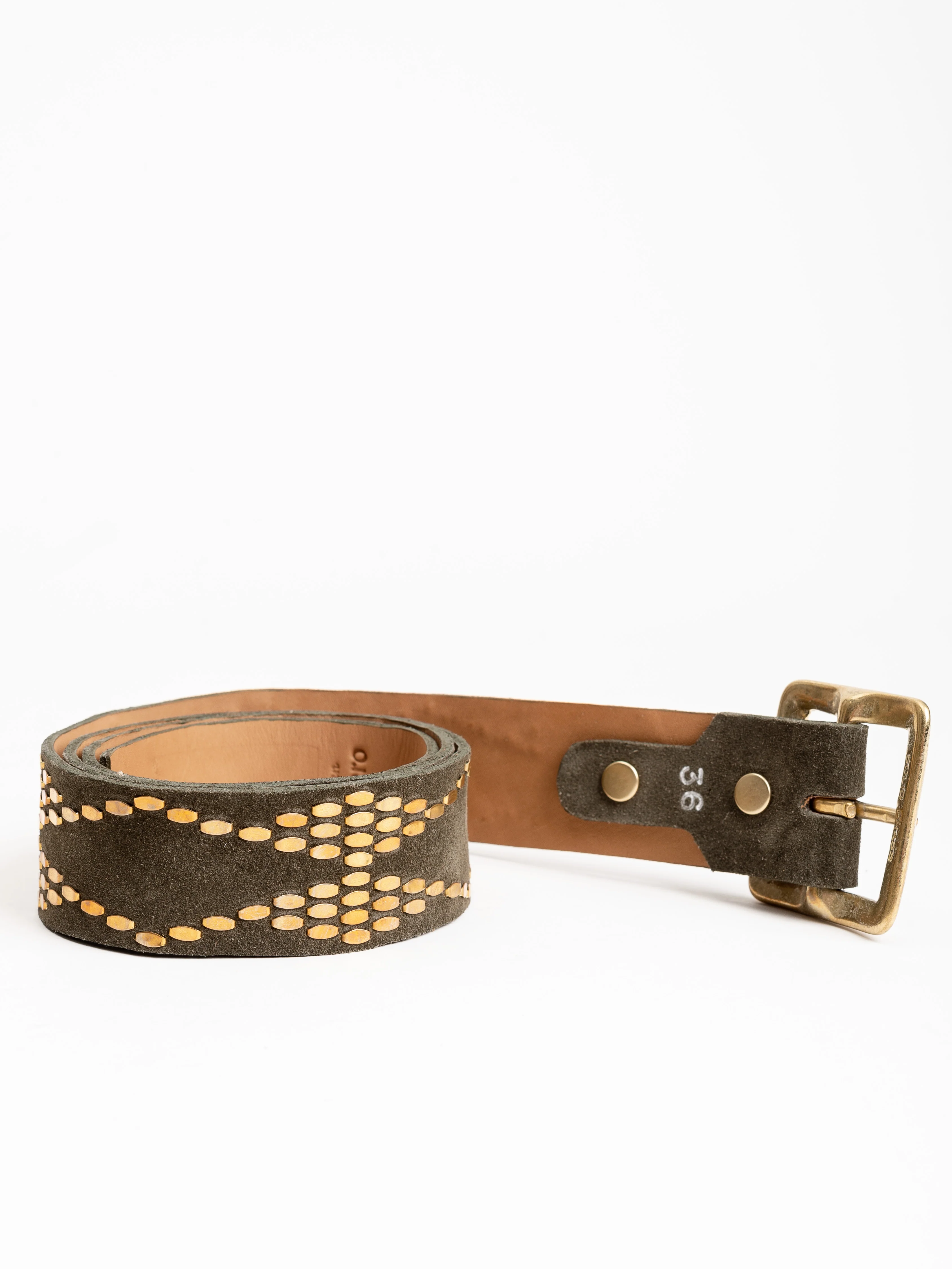 monae 2 belt - dark olive - Image 4