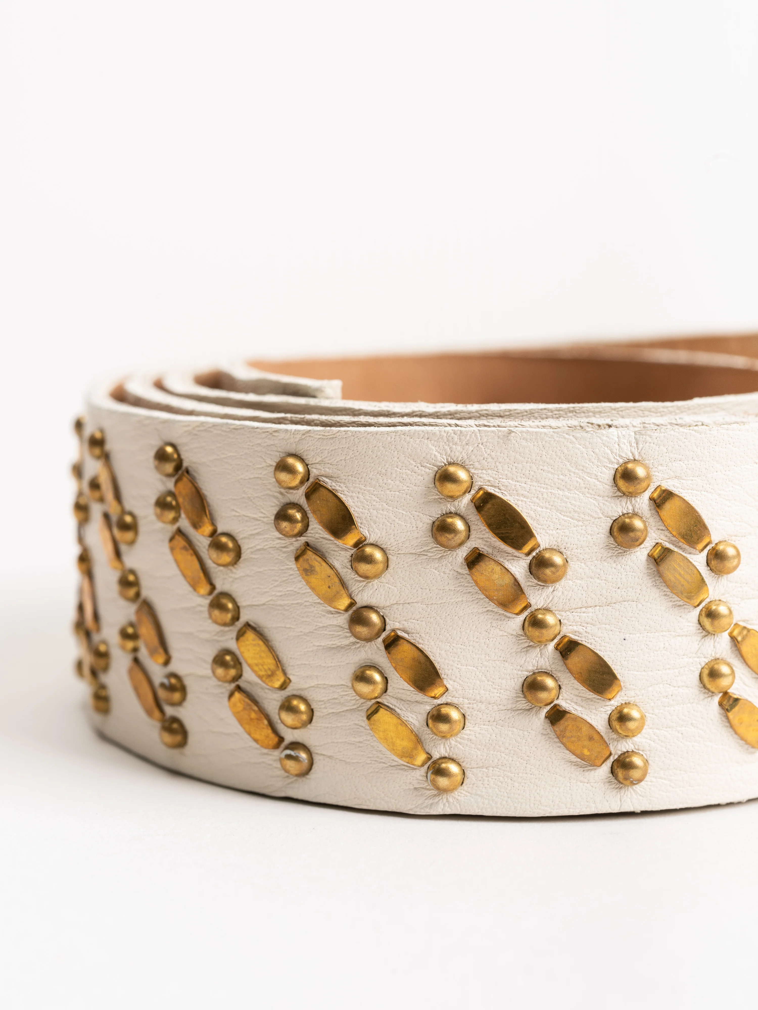 ohki belt - white milano - Image 3