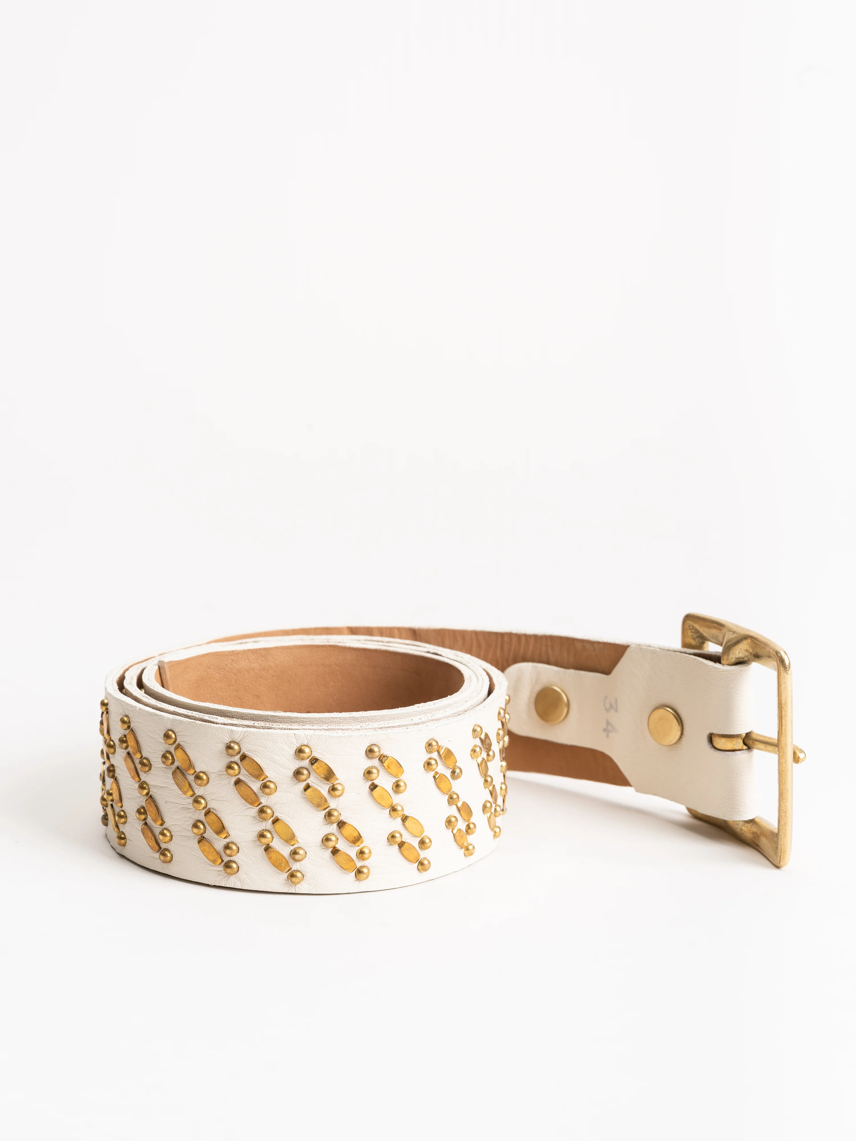 ohki belt - white milano - Image 4