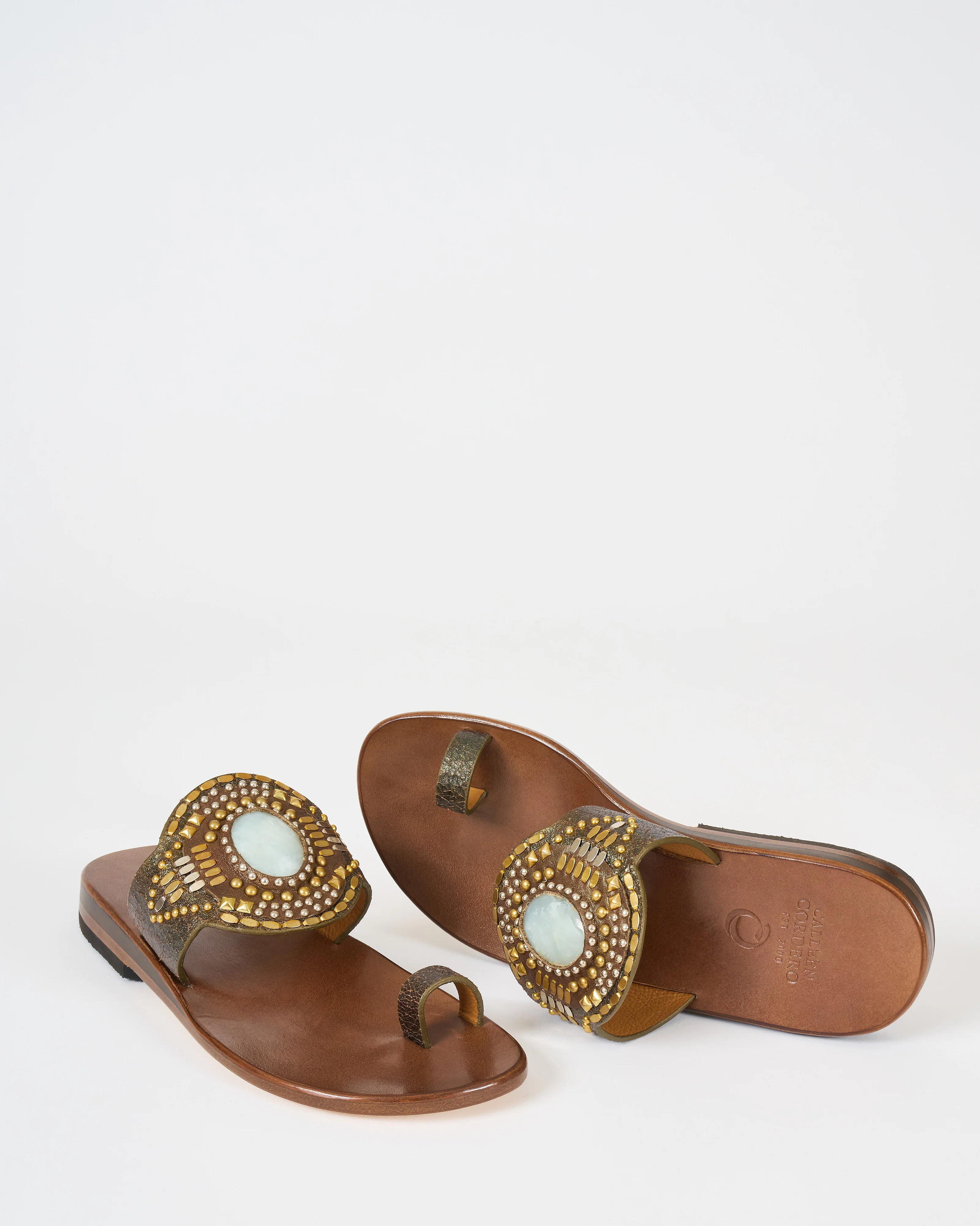 rocal semi-precious jade stone sandal - Image 4