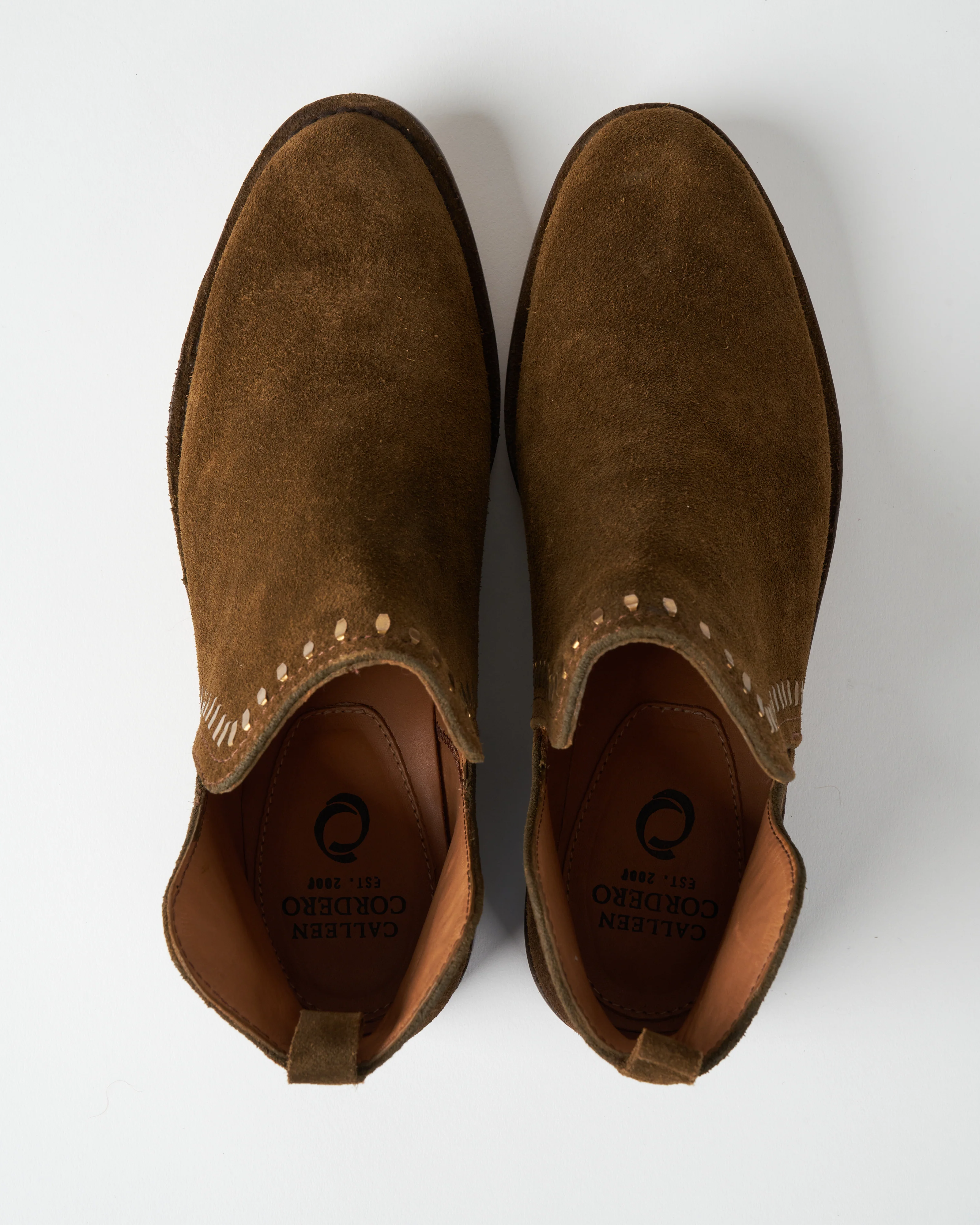 suede low boot - moss suede - Image 3