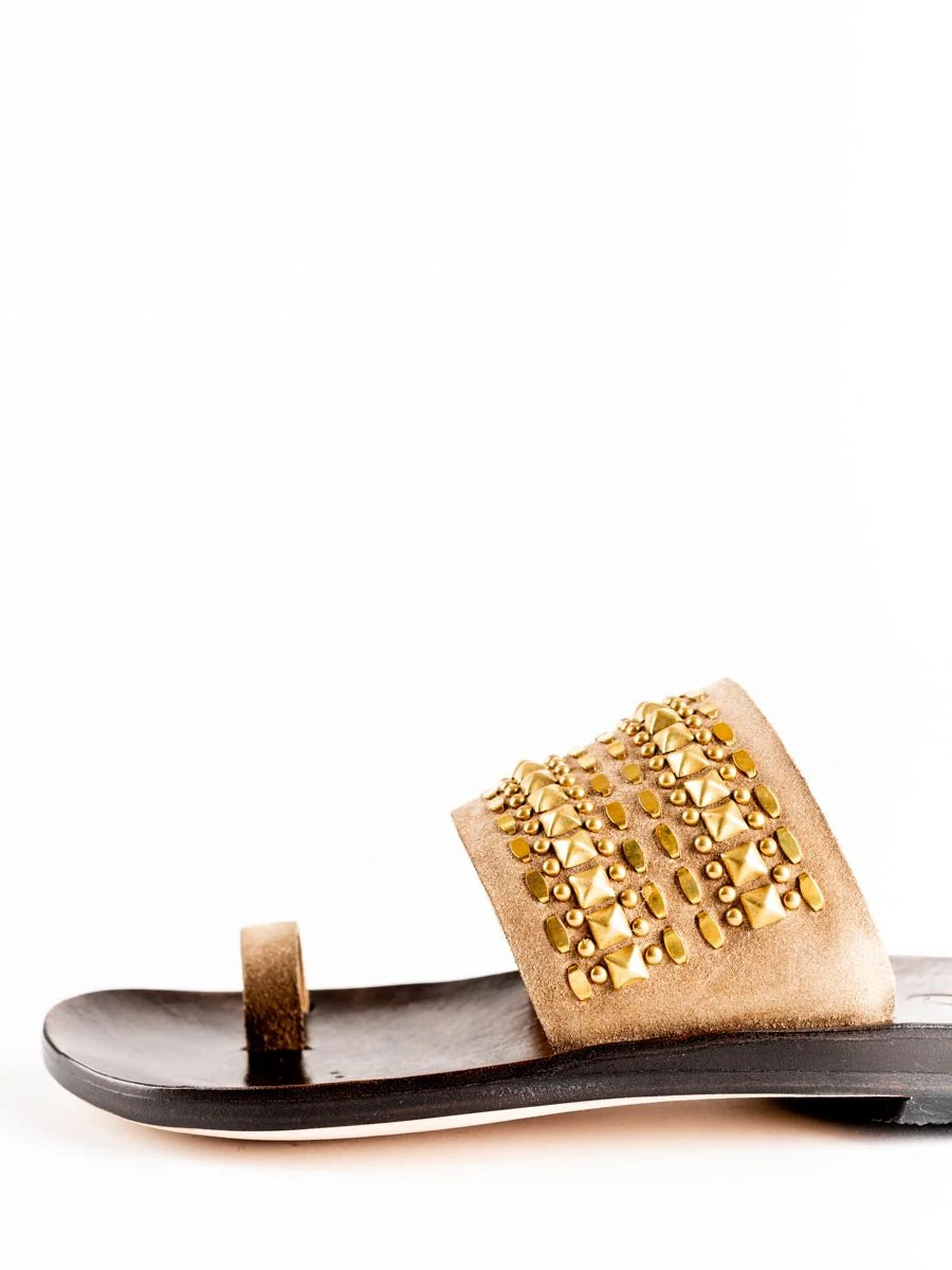 tetra sandal - woodsmoke/brass - Image 3
