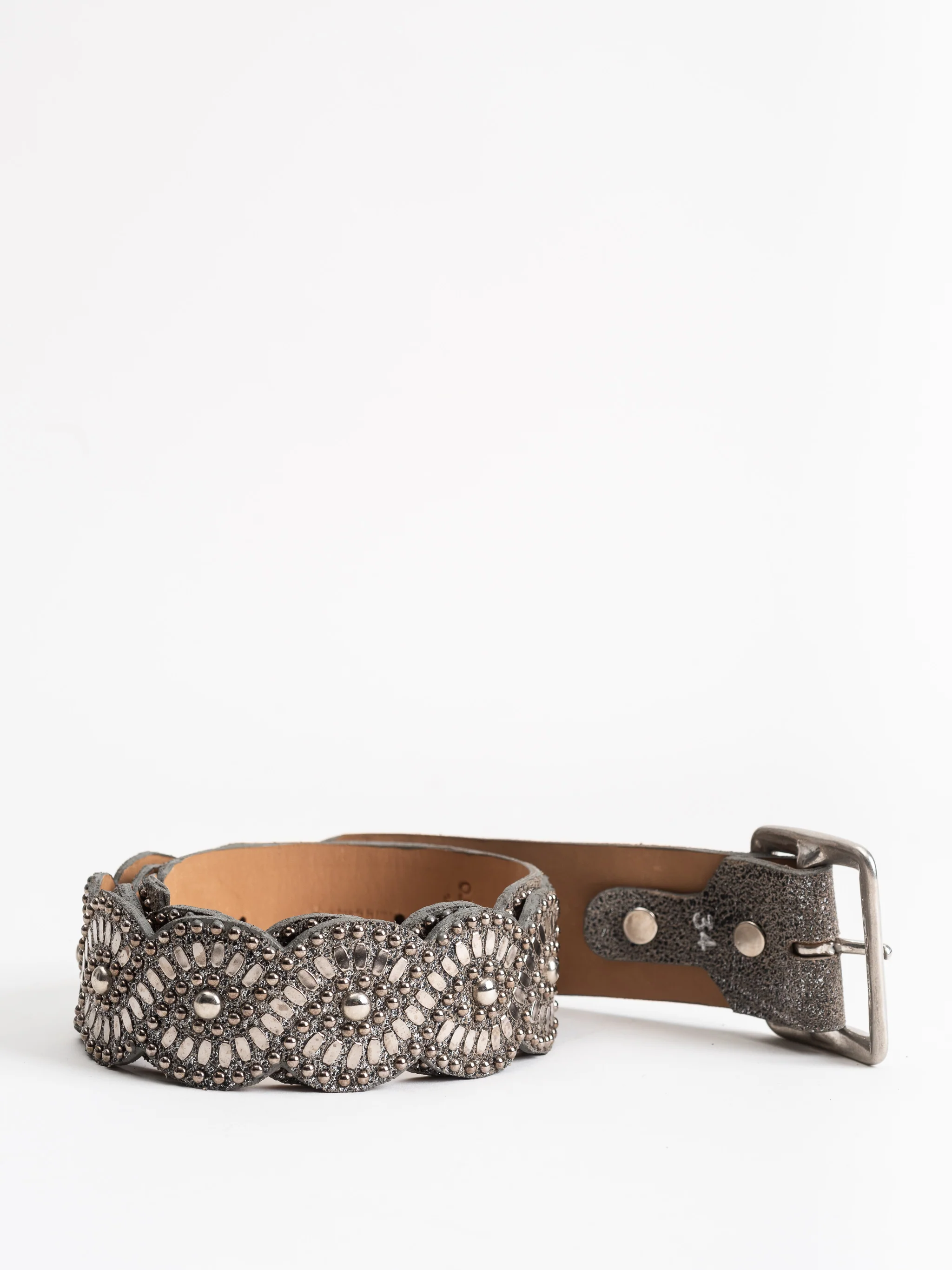 topaz belt - silver sheen - Image 4