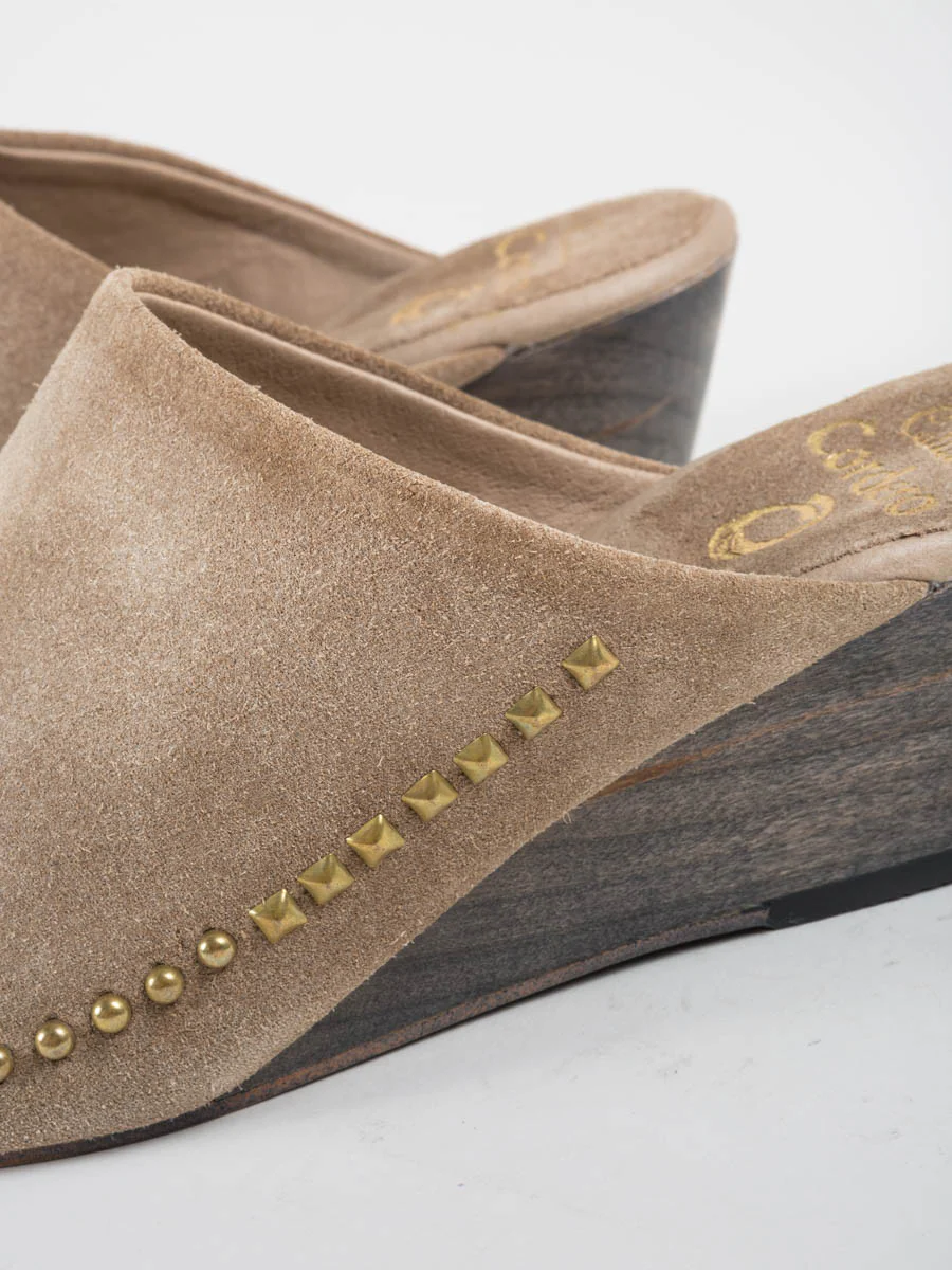ulla wedge - woodsmoke - Image 9