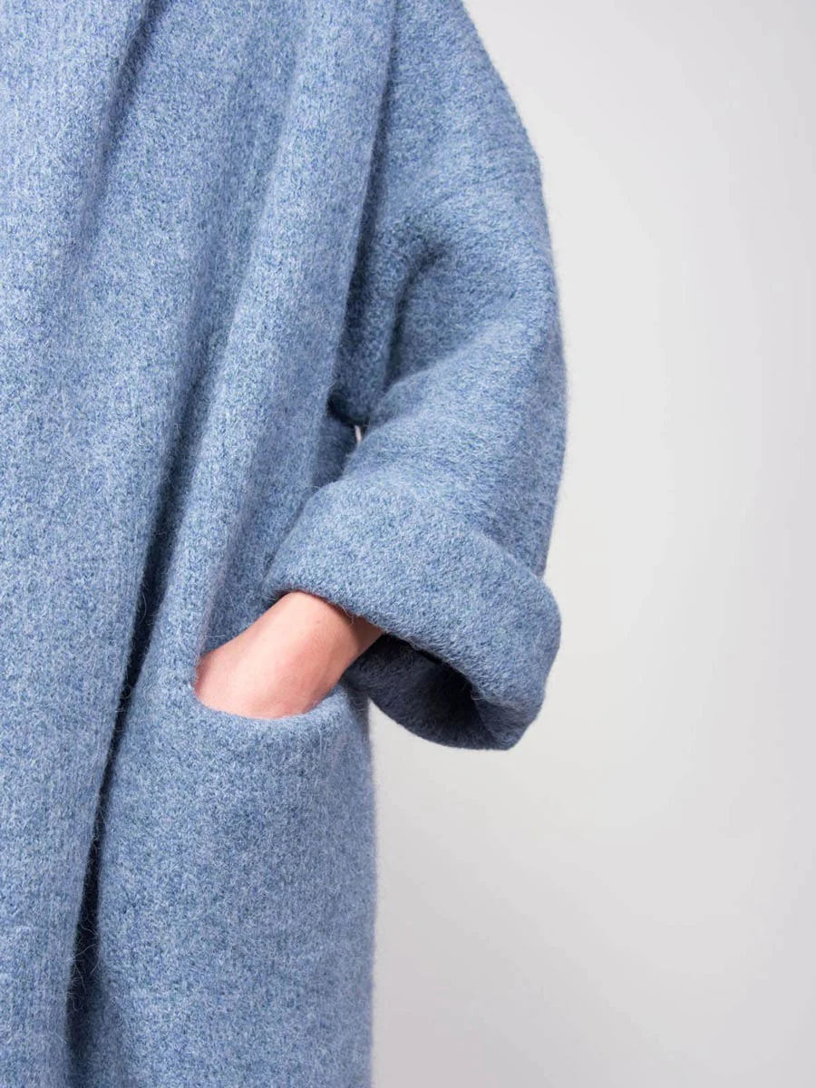 capote coat - chambray - Image 3