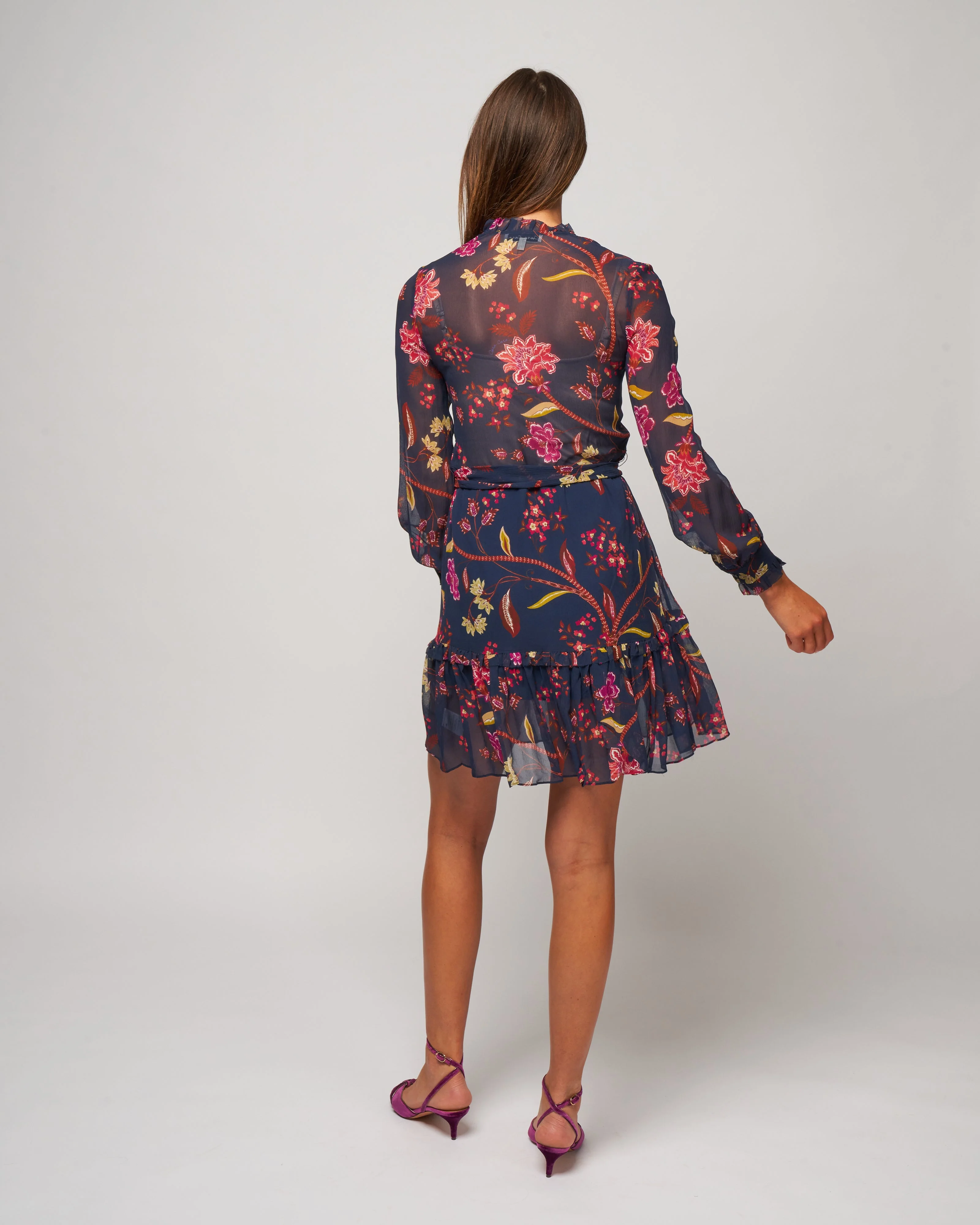 blair dress - ophelia floral midnight - Image 3