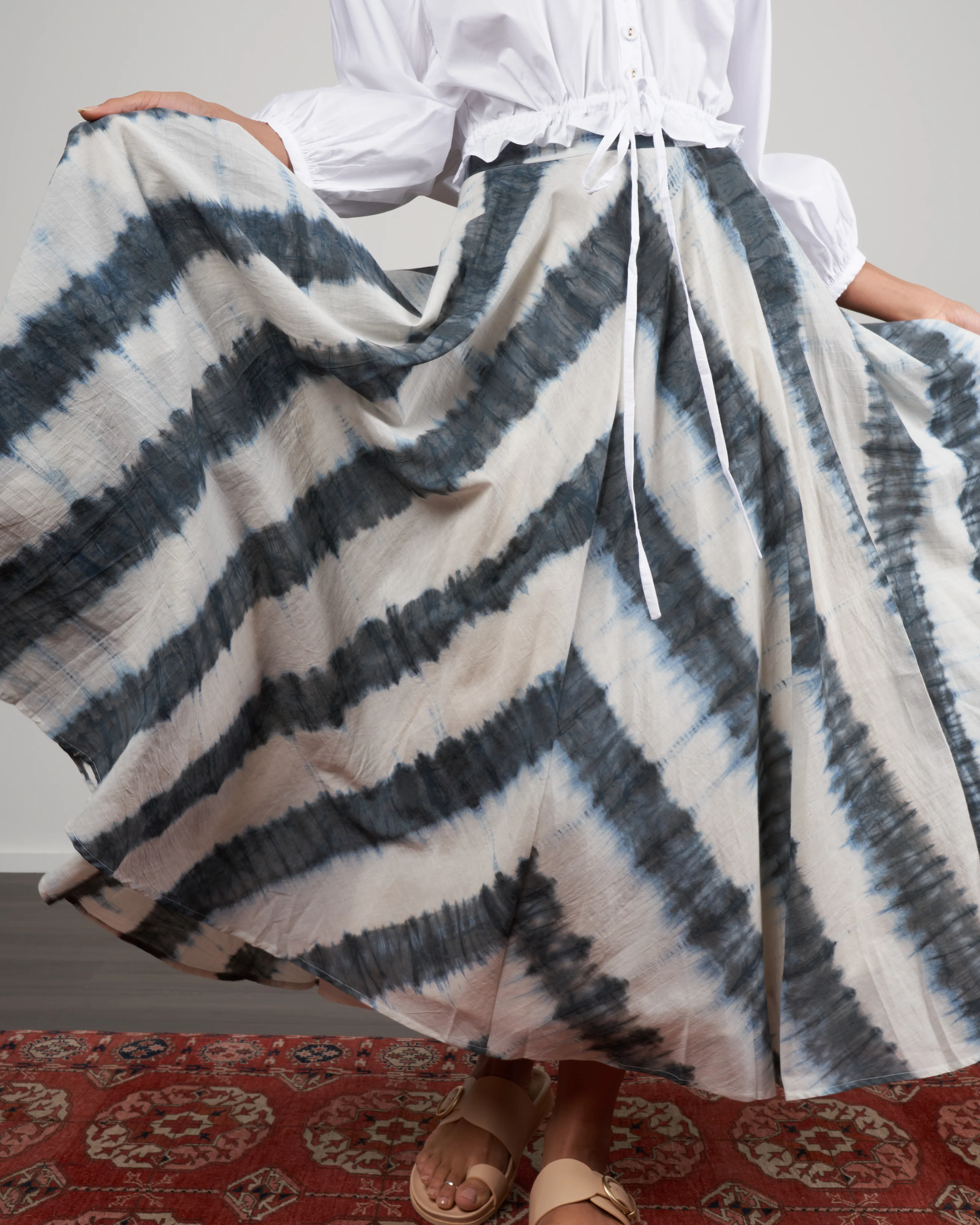 carolina skirt - petal dye