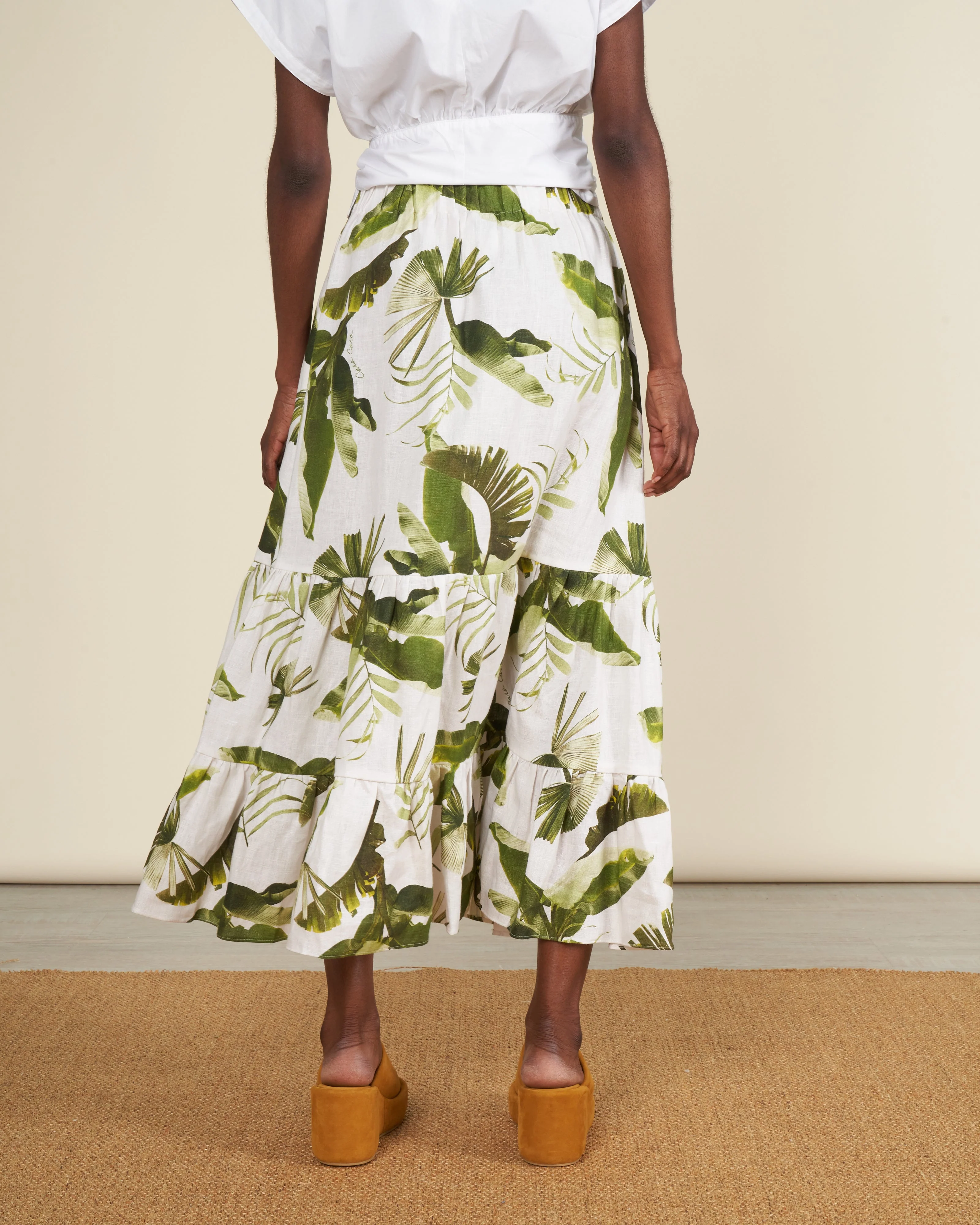 chase skirt - tropical jungle ivory - Image 4