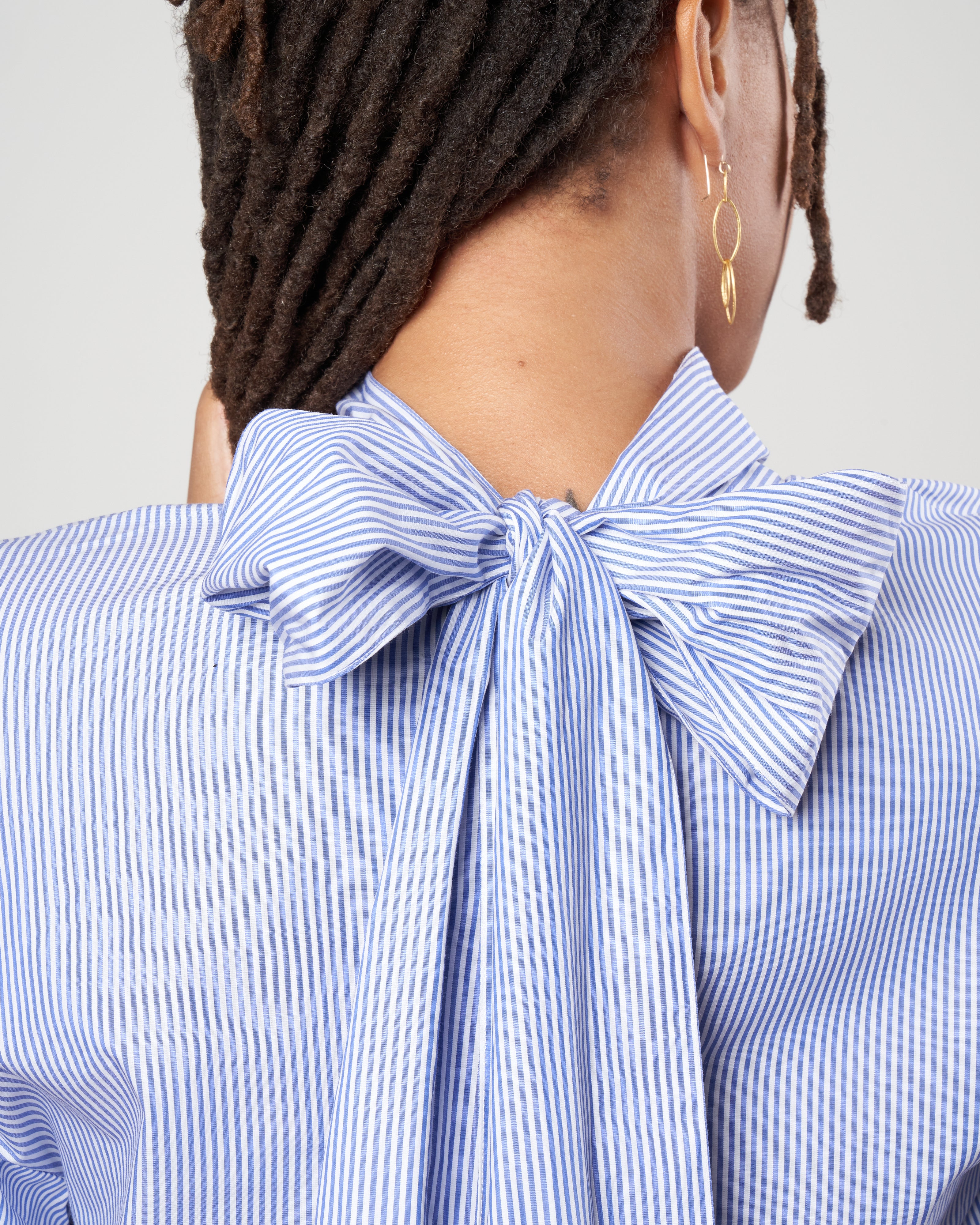 diane blouse - stripe blue - Image 4