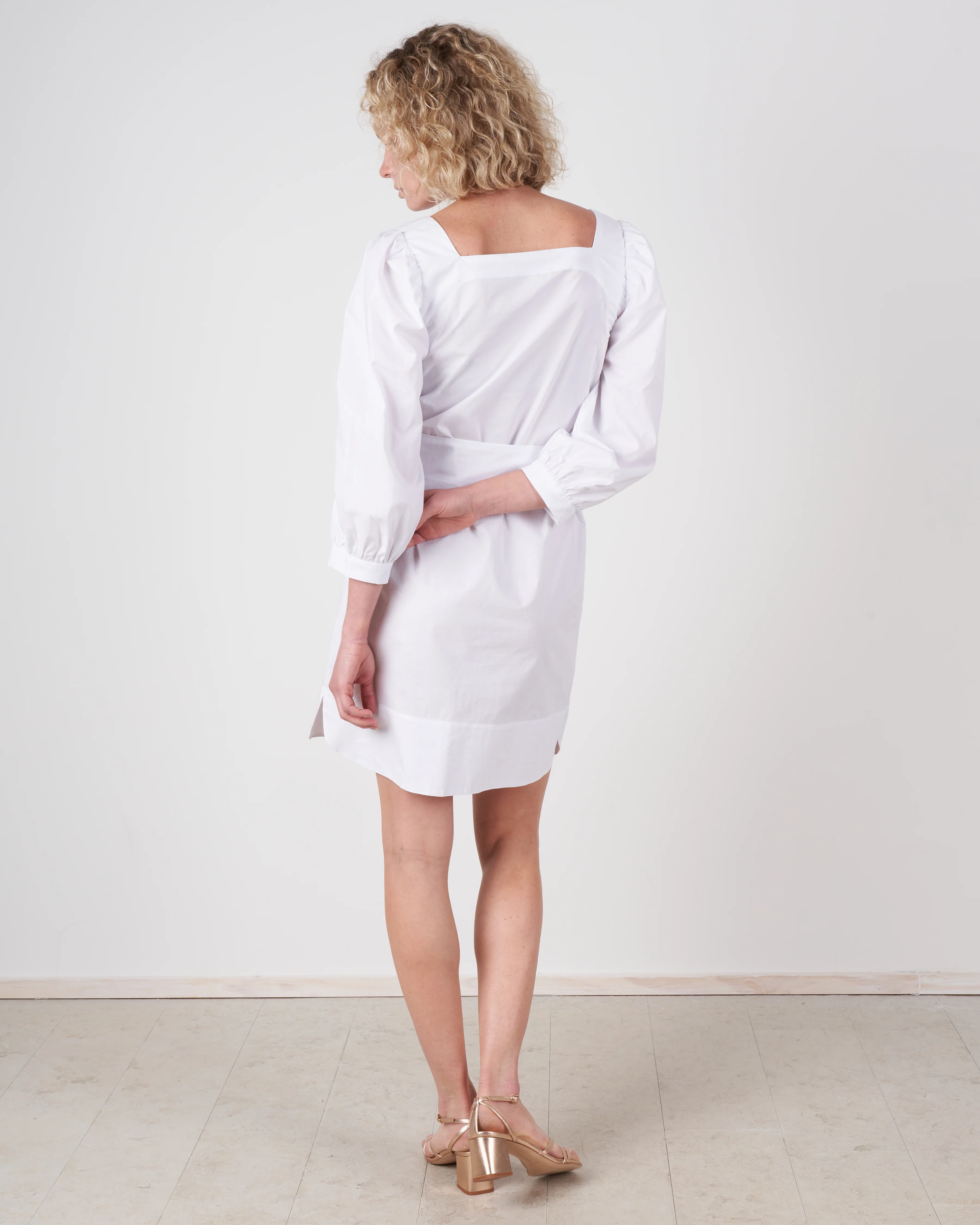 justine dress - white - Image 3