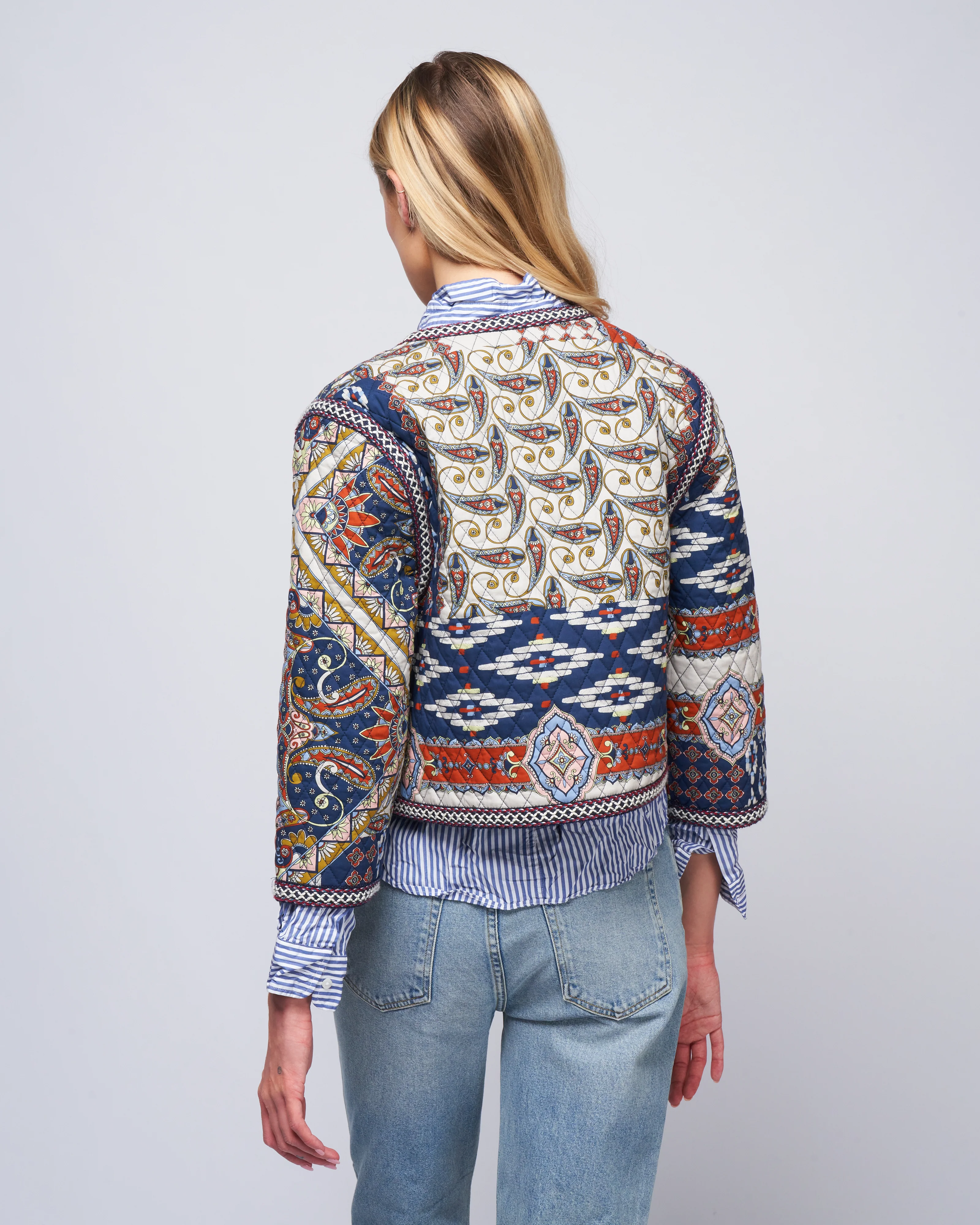 marissa jacket - pandora patchwork midnight spice - Image 4