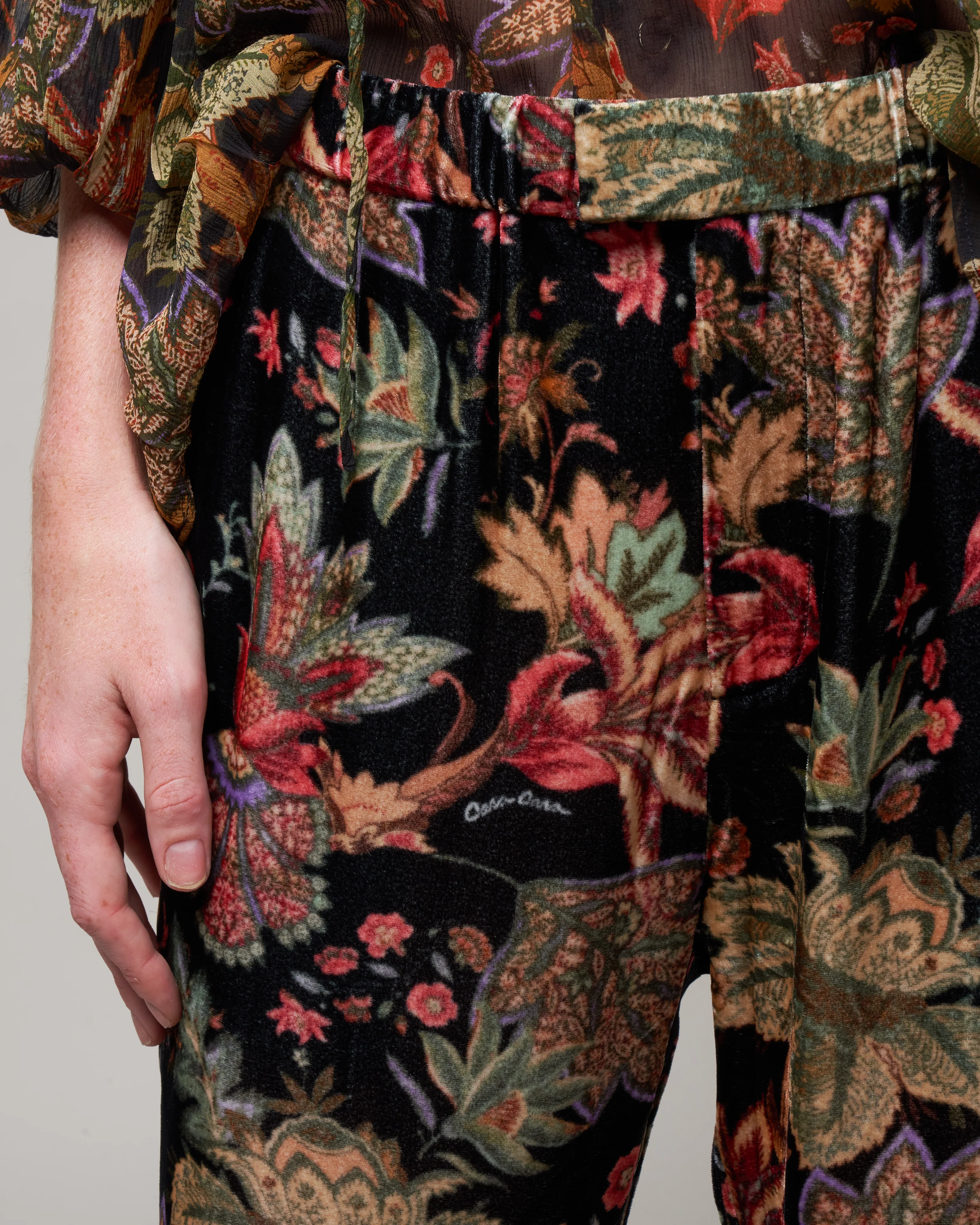 milano pant - multi jacobean black - Image 5