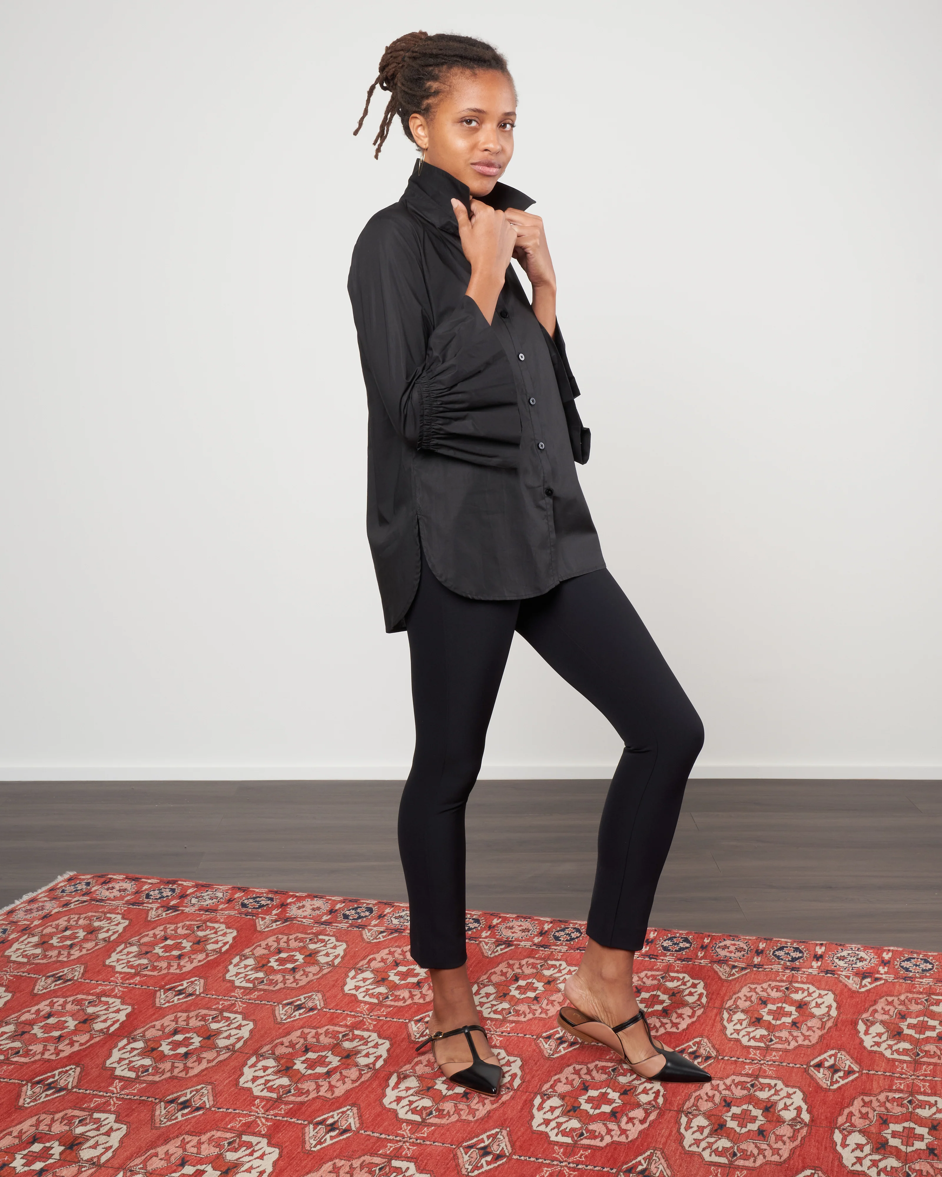olivia blouse - black - Image 2