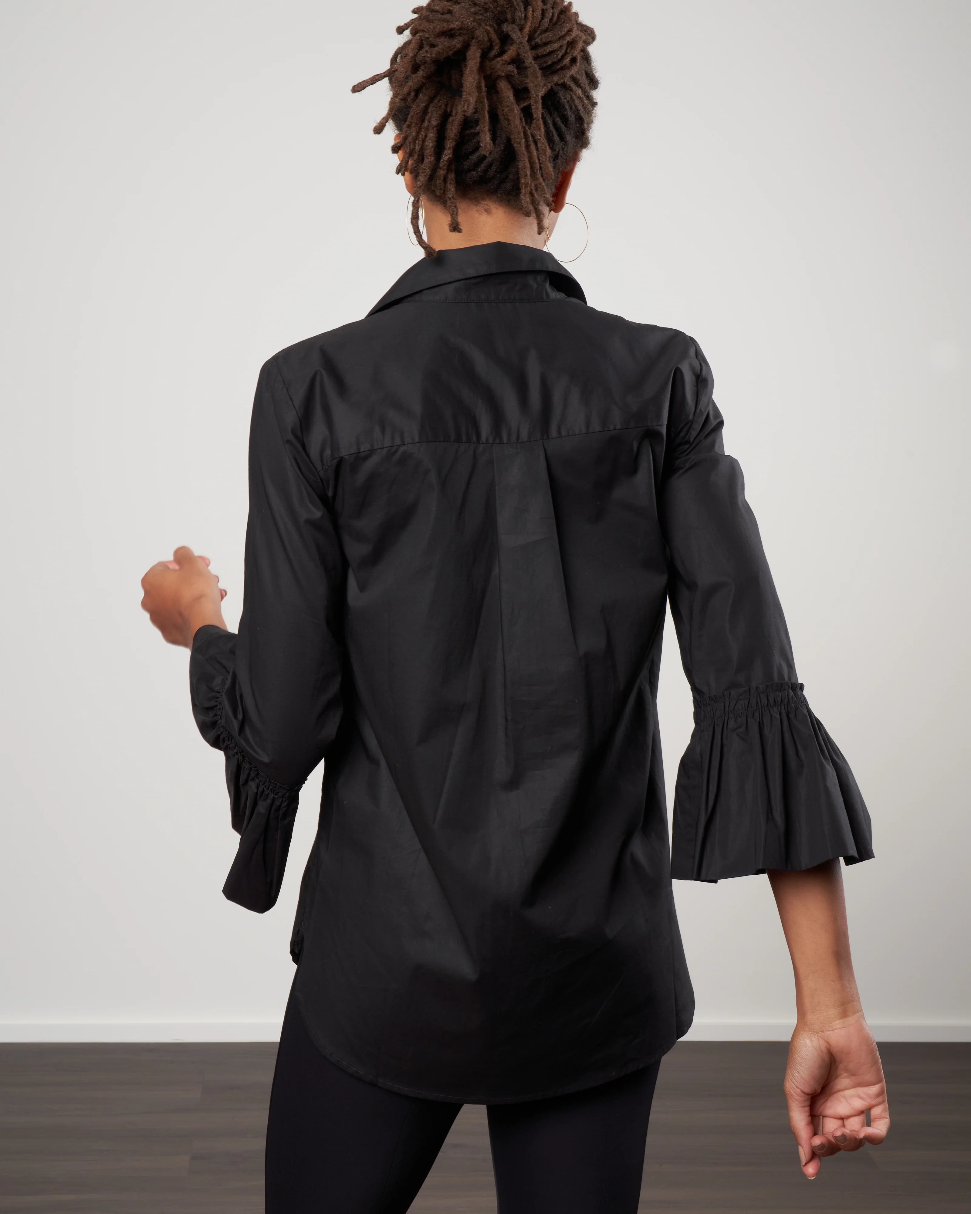 olivia blouse - black - Image 4