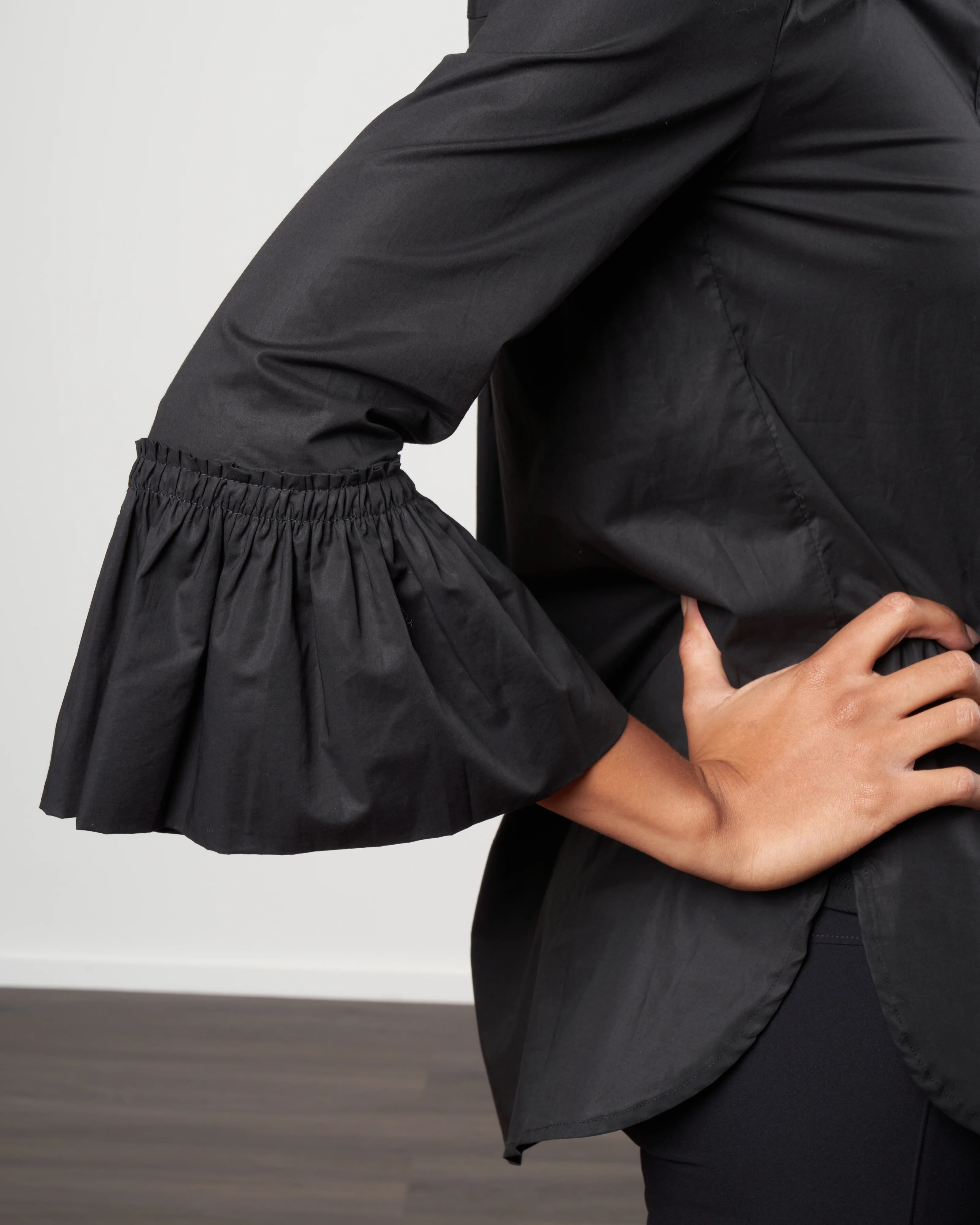 olivia blouse - black - Image 5