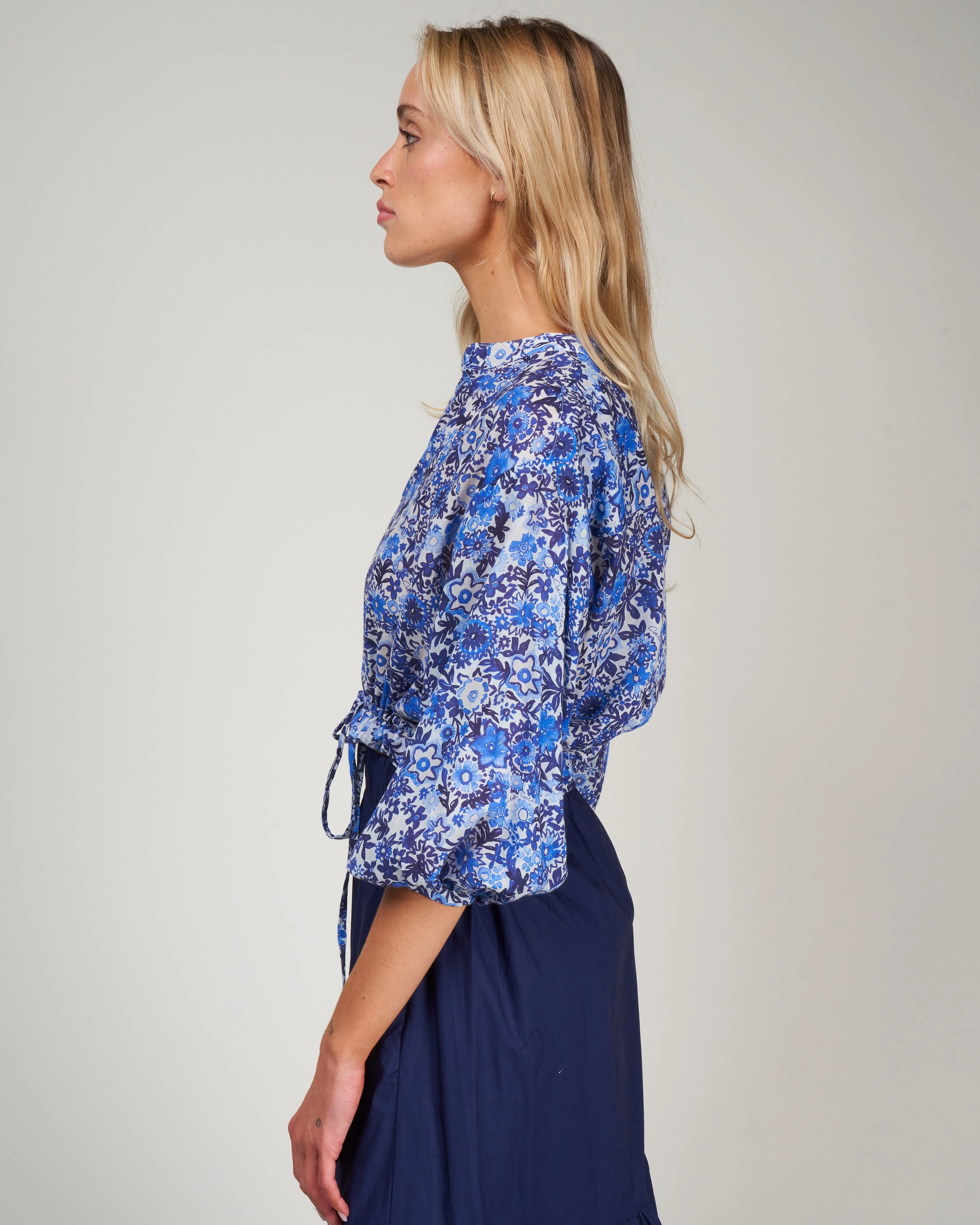 perrin top - blooming hills blue - Image 3
