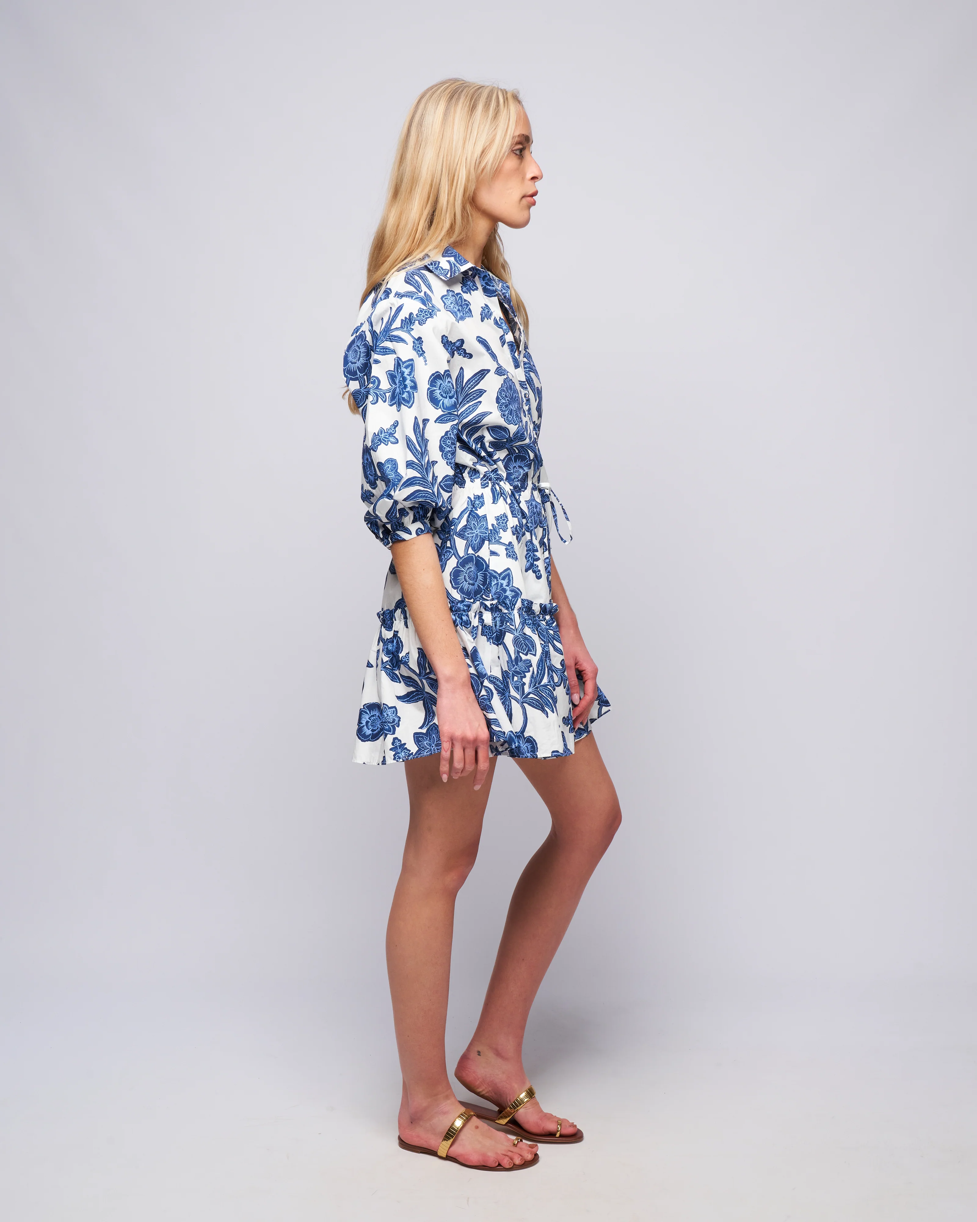 robin dress - anna floral ivory - Image 3