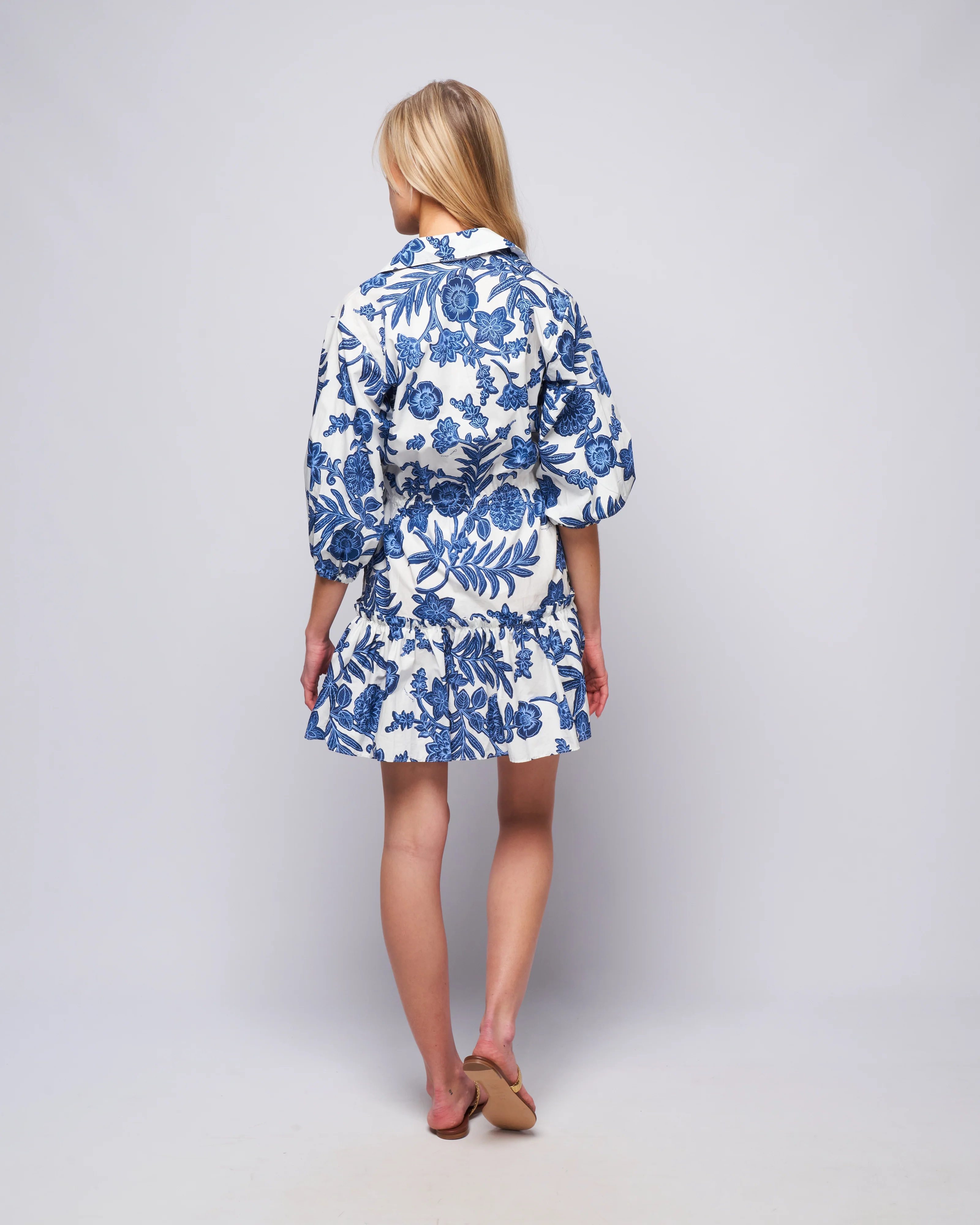 robin dress - anna floral ivory - Image 4