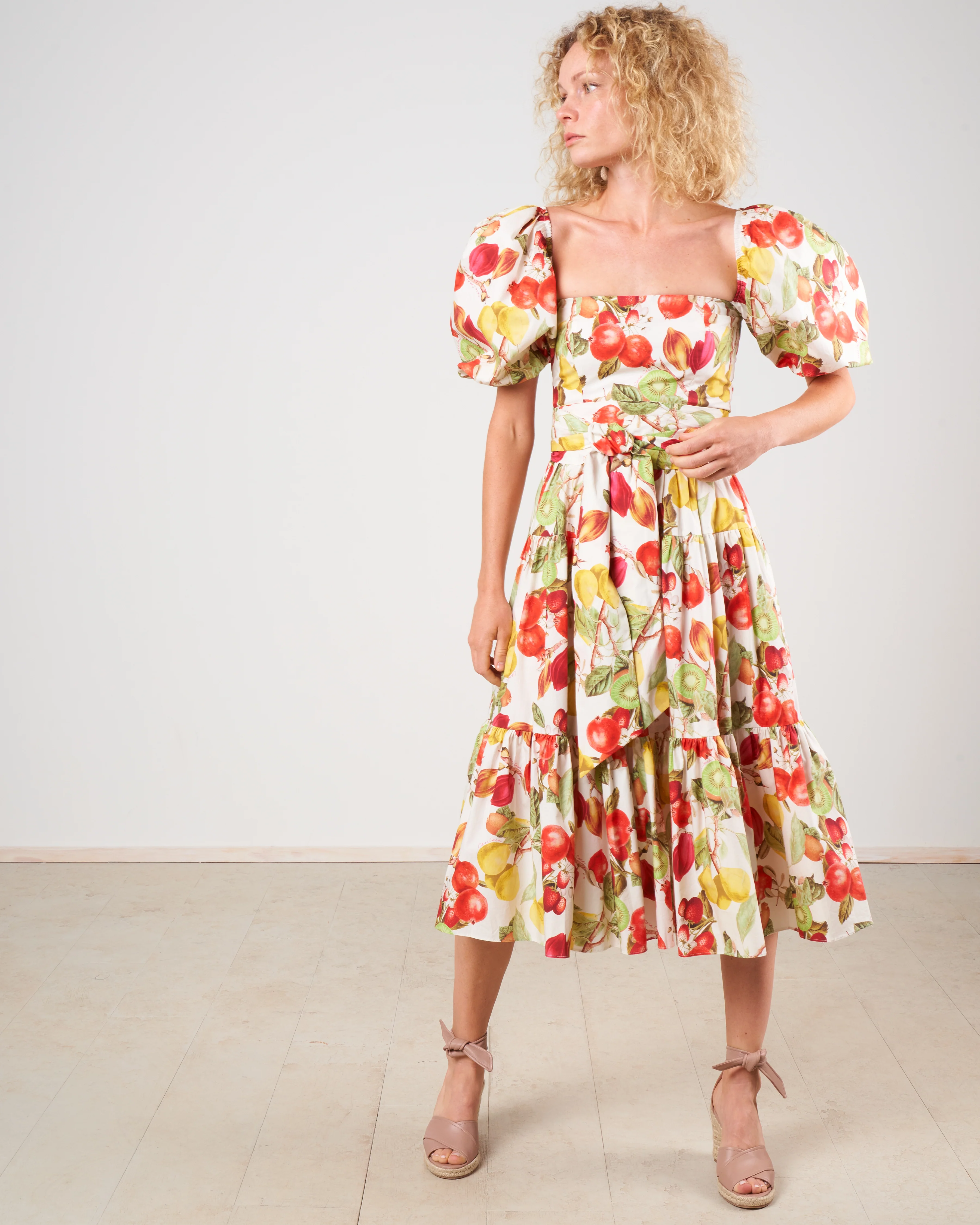 sydney dress - fruit ivory - Image 4