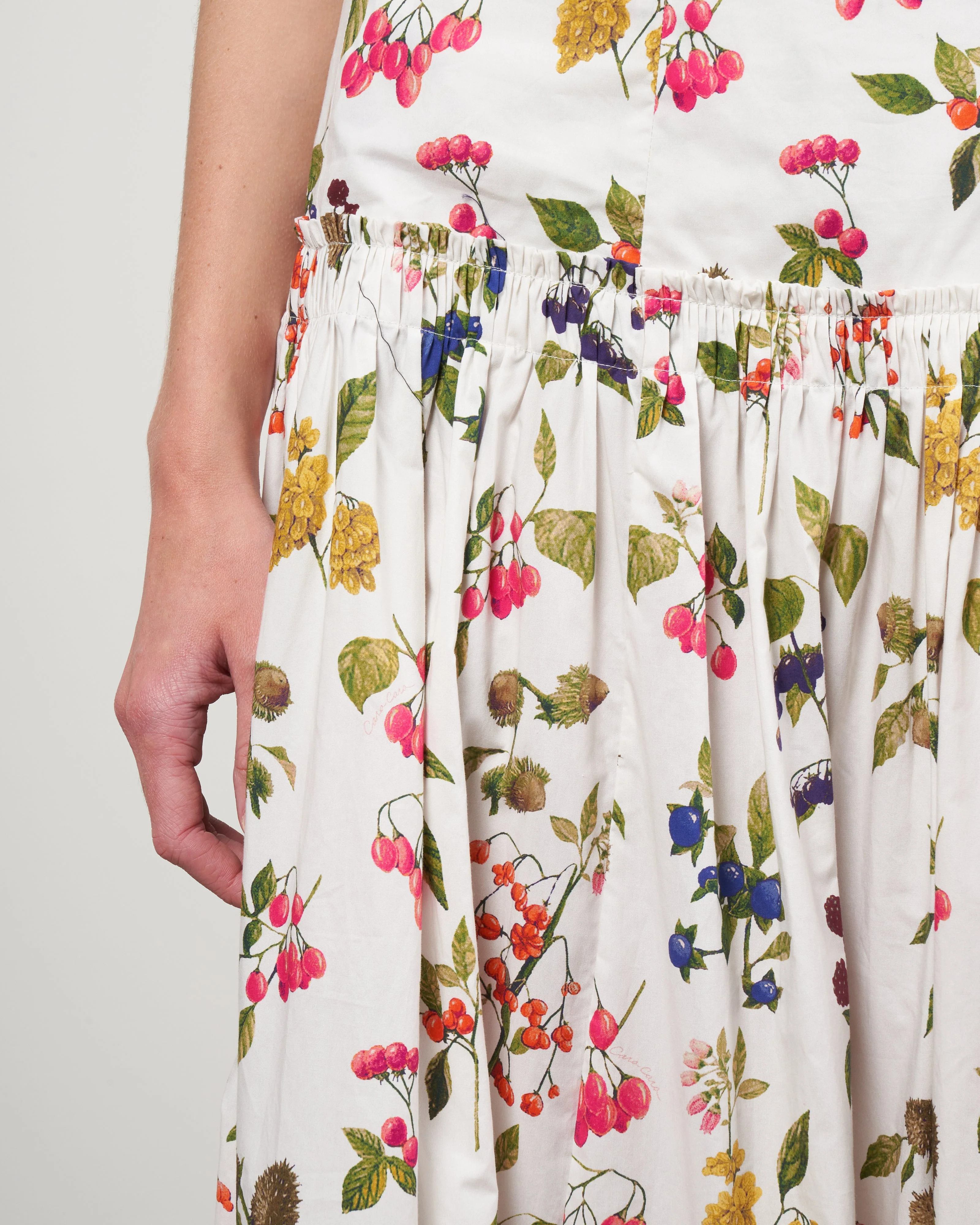 tisbury skirt - botanical allover ivory - Image 5