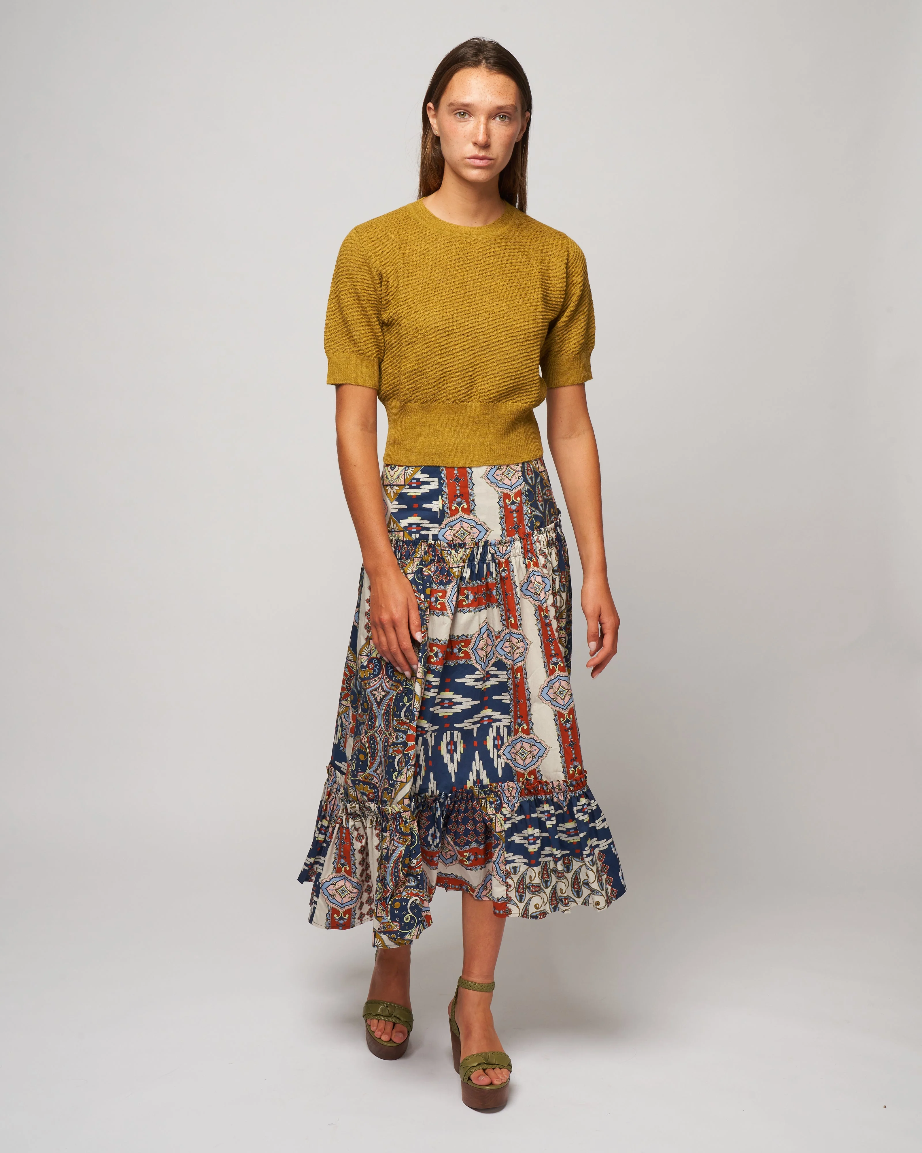 tisbury skirt - pandora patchwork midnight spice - Image 2