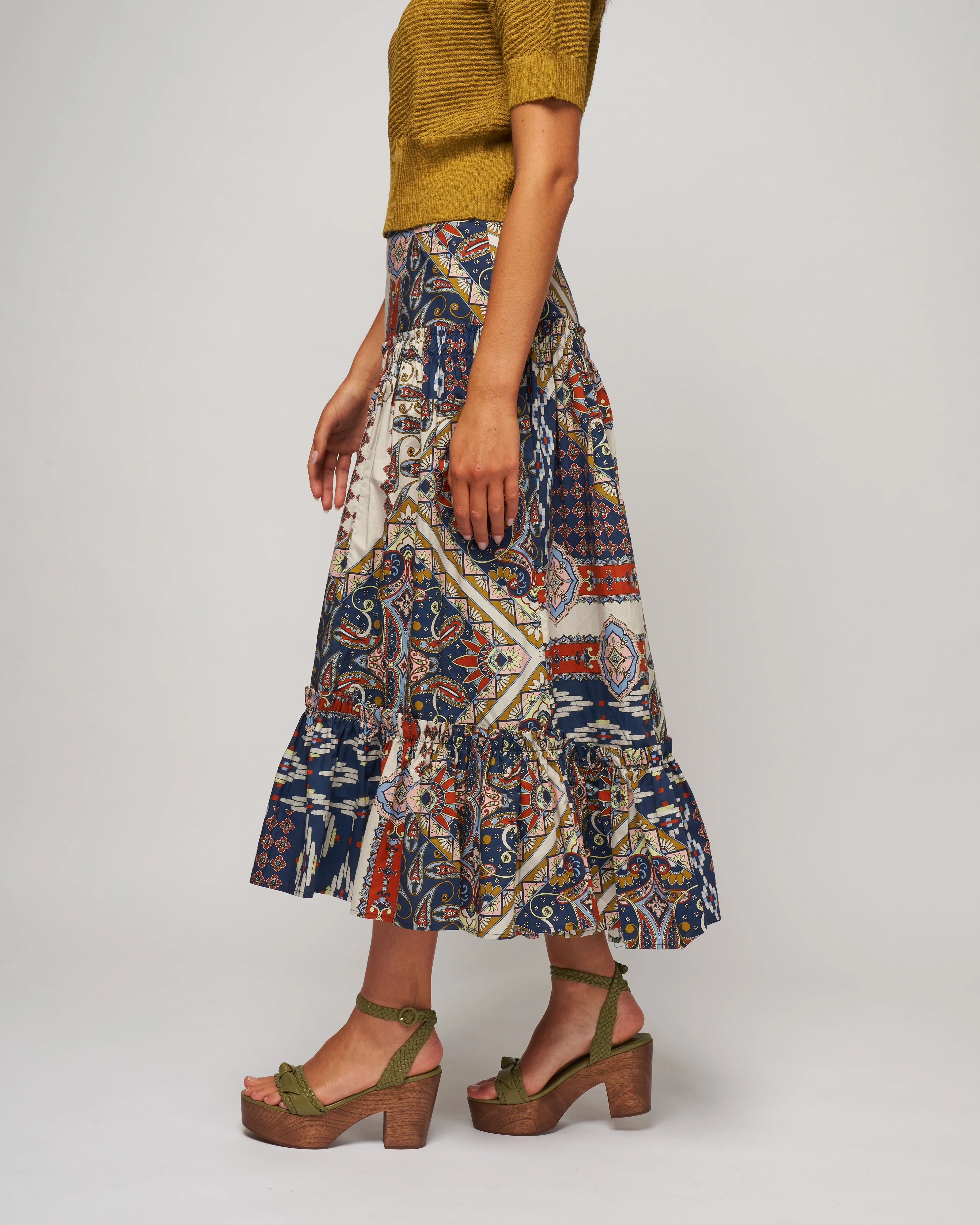 tisbury skirt - pandora patchwork midnight spice - Image 3