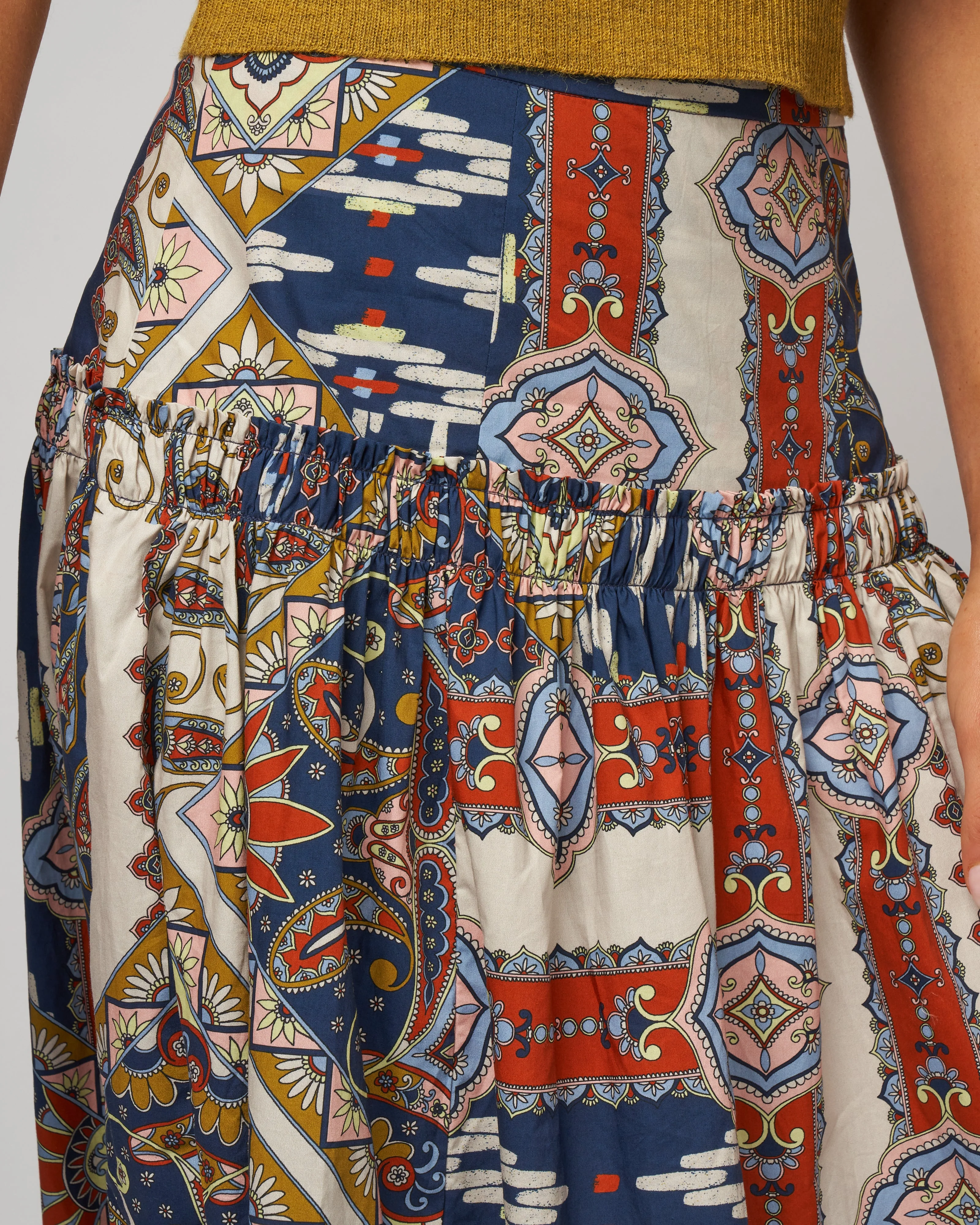 tisbury skirt - pandora patchwork midnight spice - Image 5