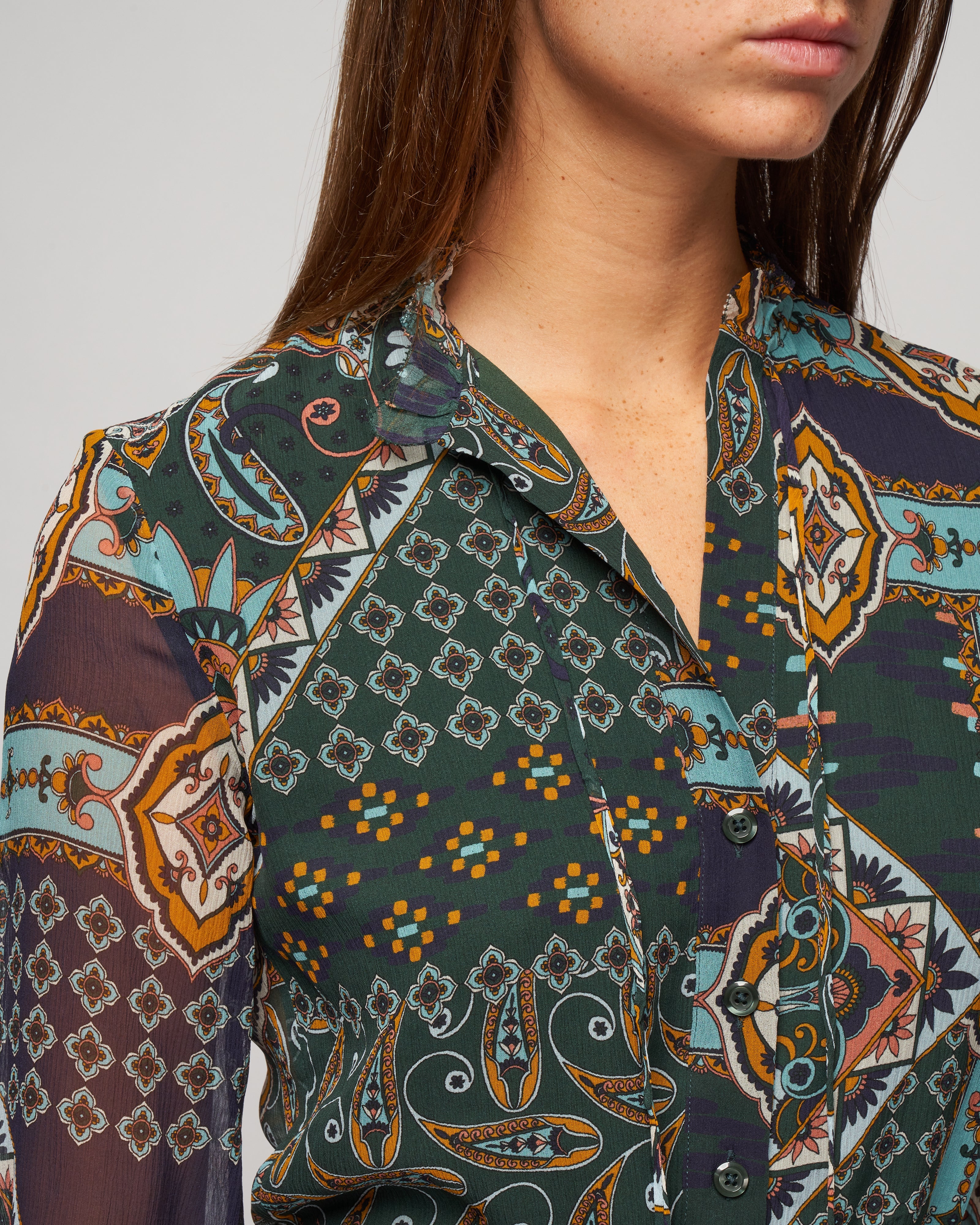 verity dress - pandora patchwork gables rain - Image 4