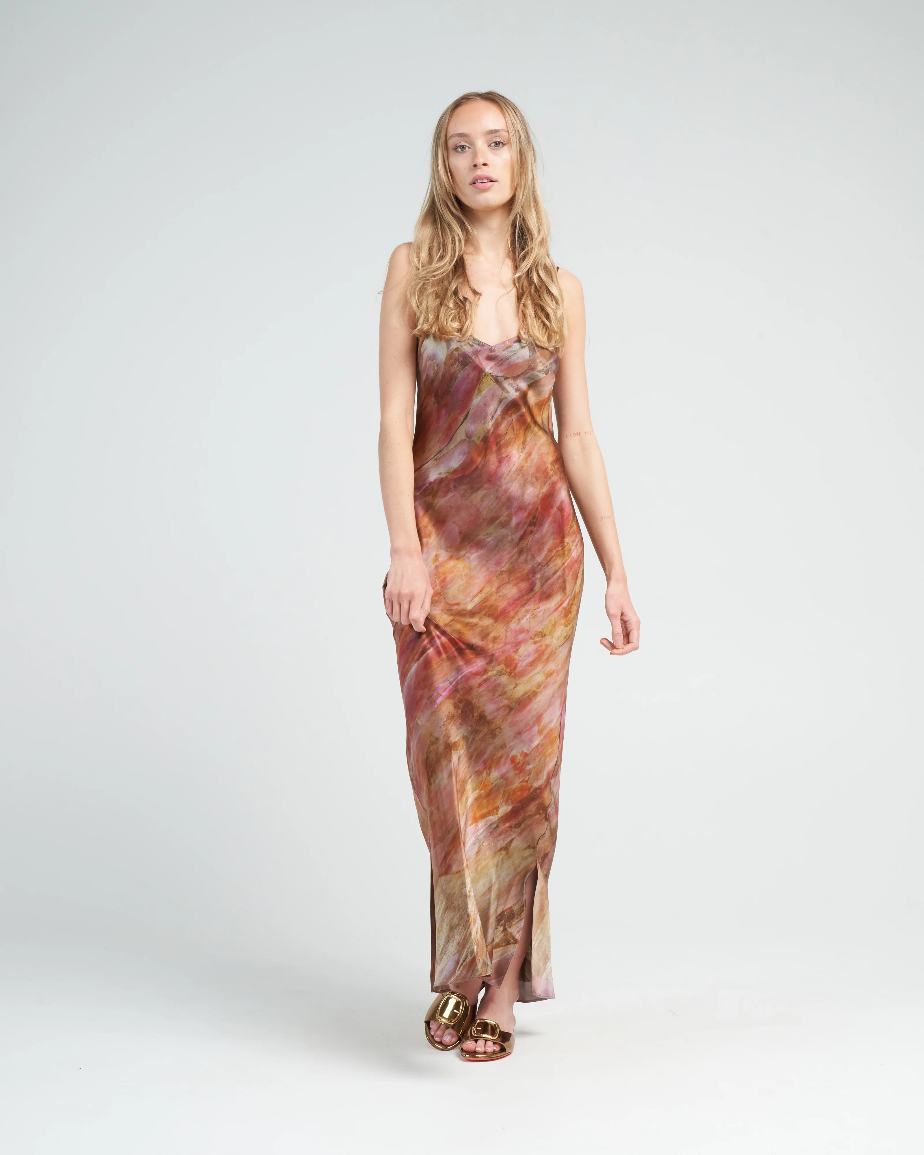 slip dress - bouquet - Image 2