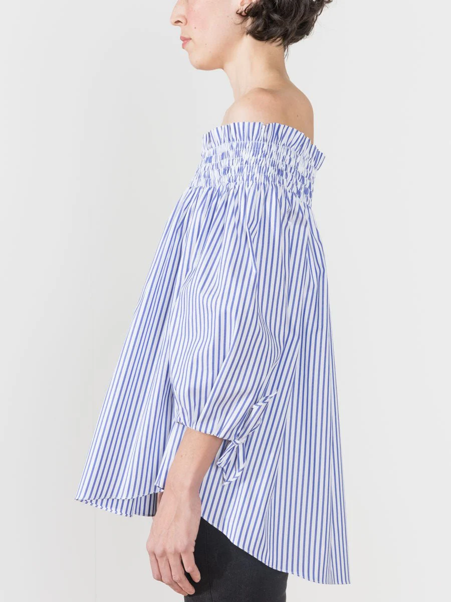 lou top - blue/white stripe - Image 3