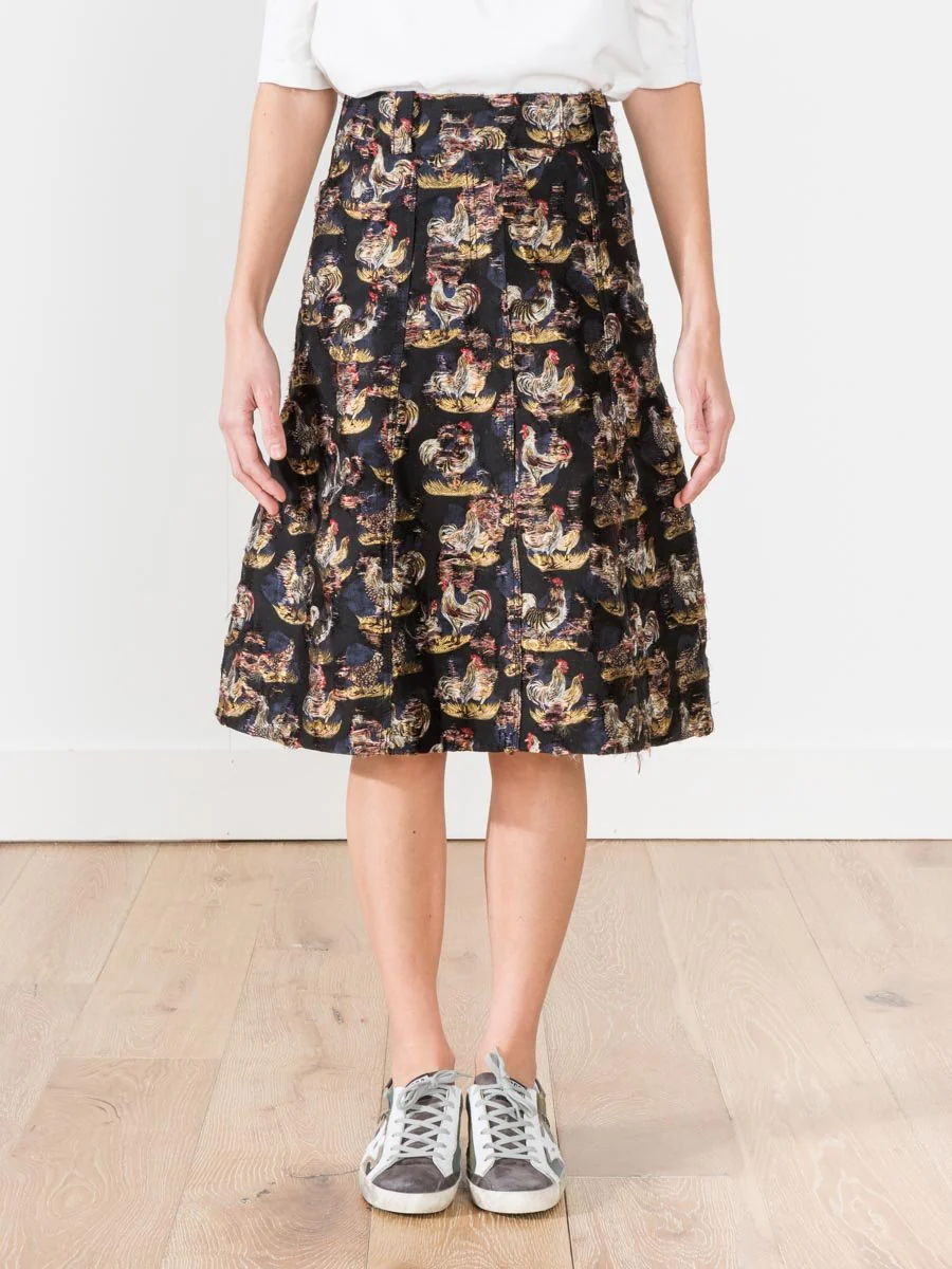 jacquard midi skirt - Image 2
