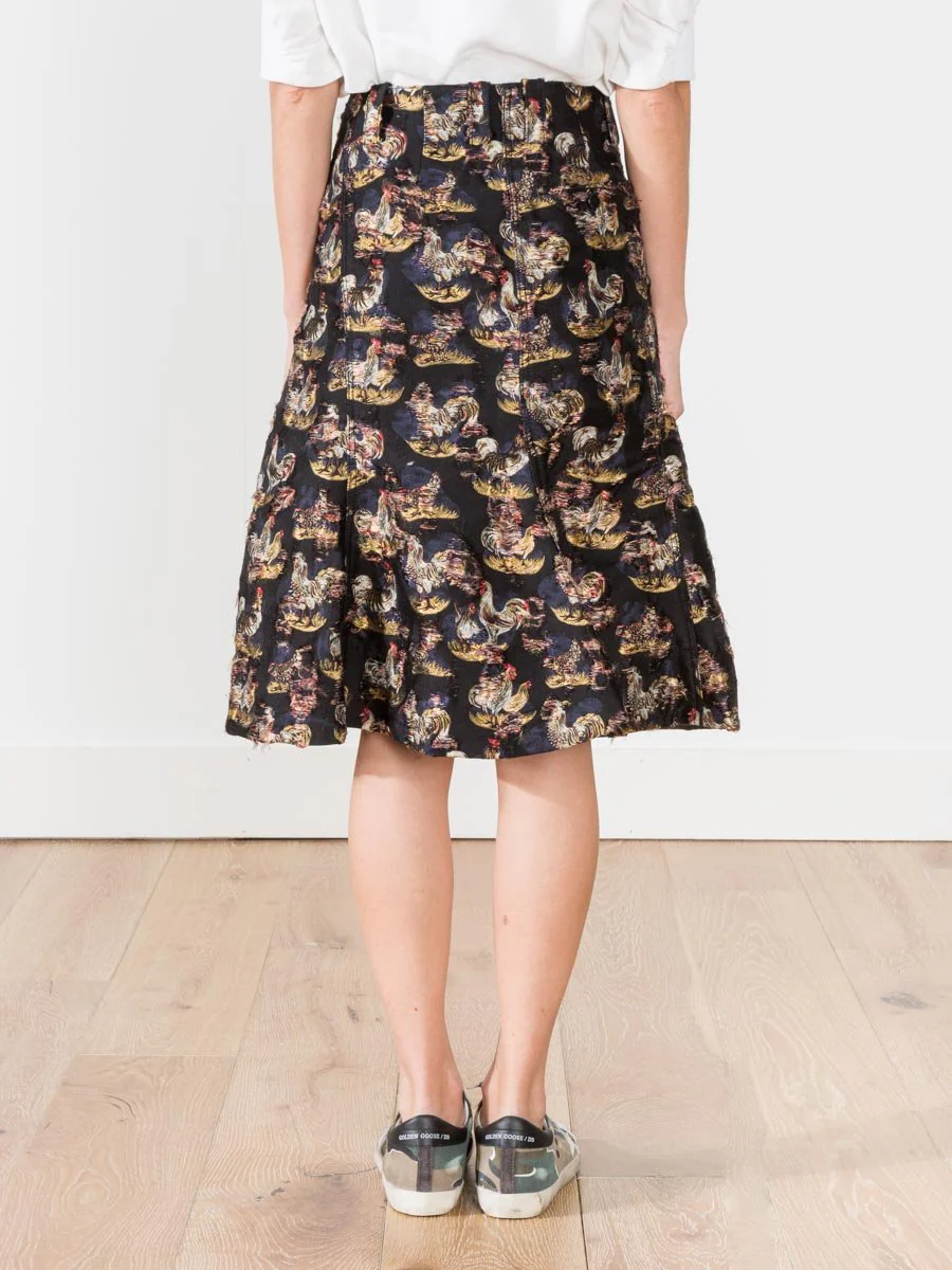 jacquard midi skirt - Image 4