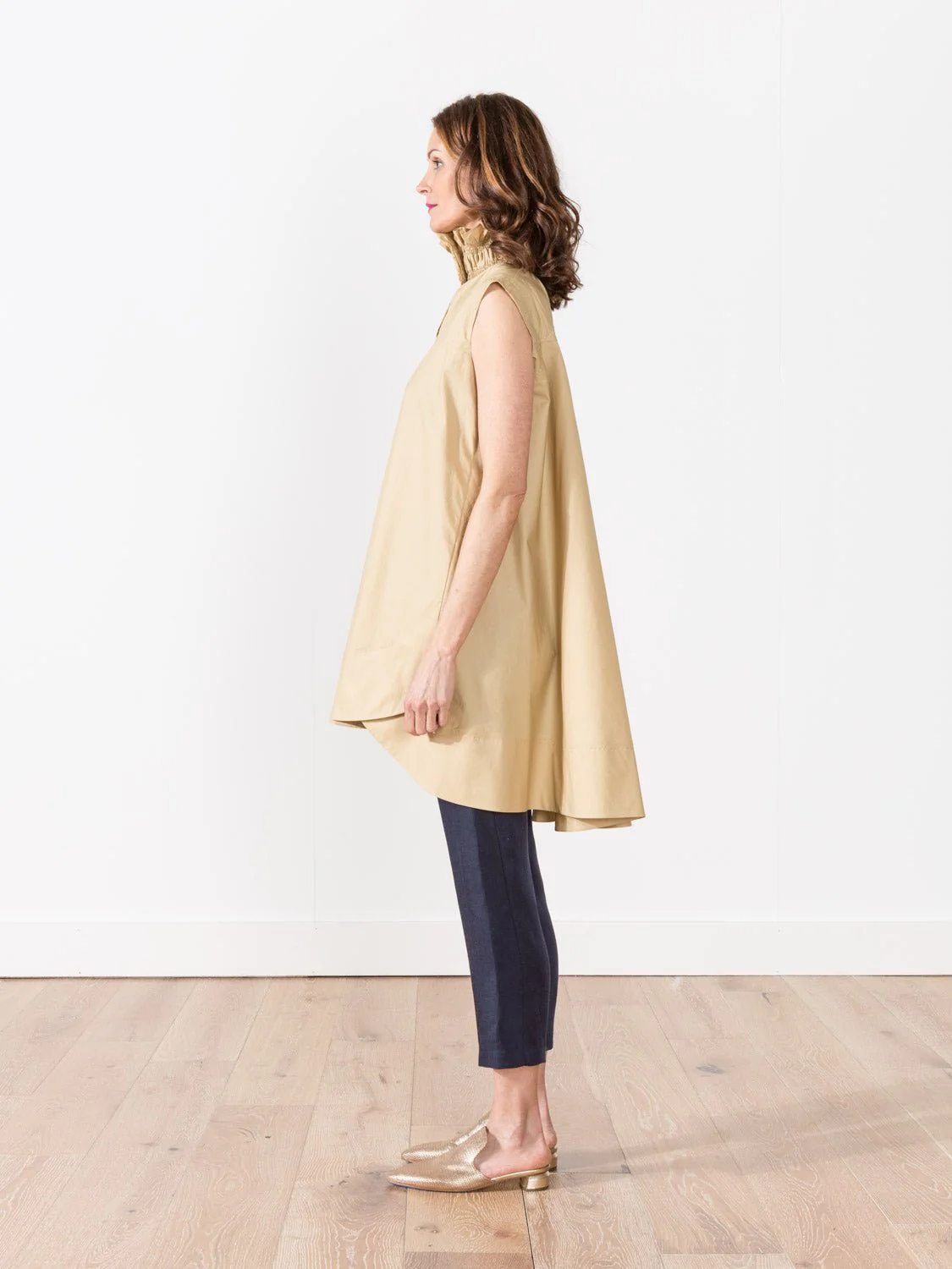 smocked collar dress - Image 2