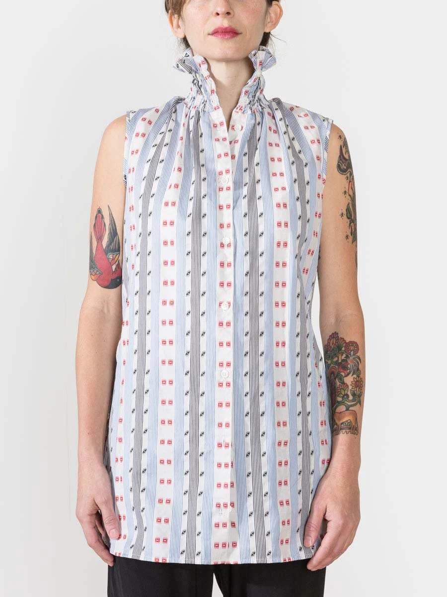 smocked jacquard top - Image 2