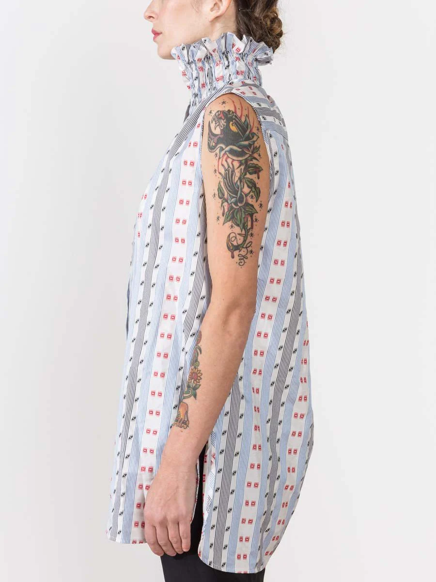 smocked jacquard top - Image 3