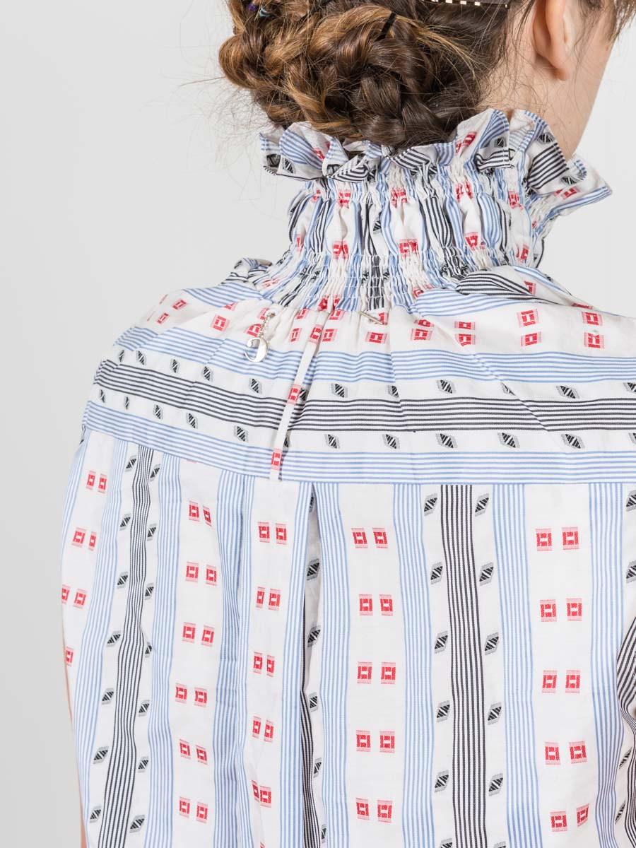 smocked jacquard top - Image 5