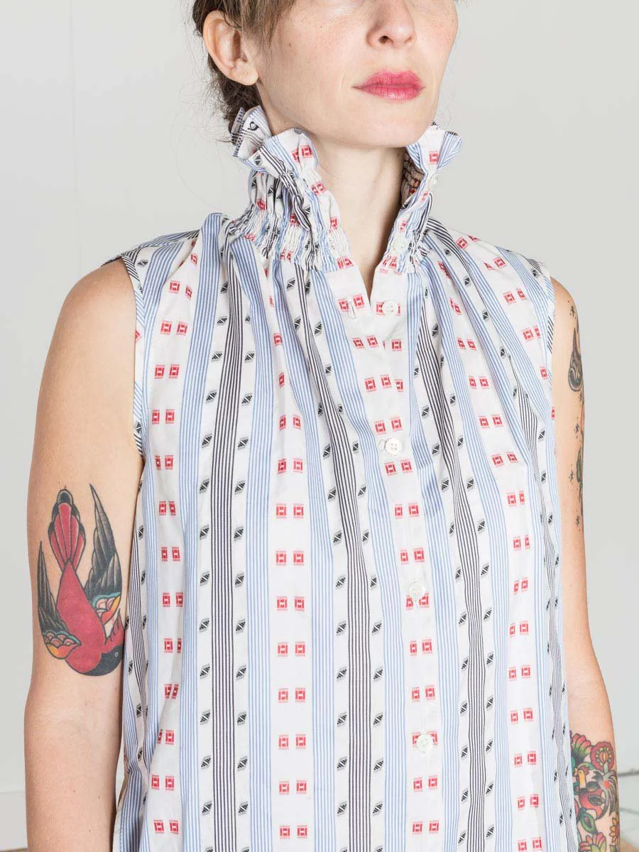 smocked jacquard top - Image 6