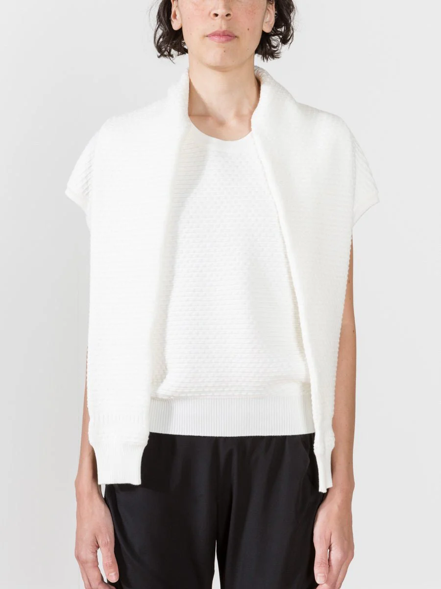 sleeve scarf sweater - Image 3
