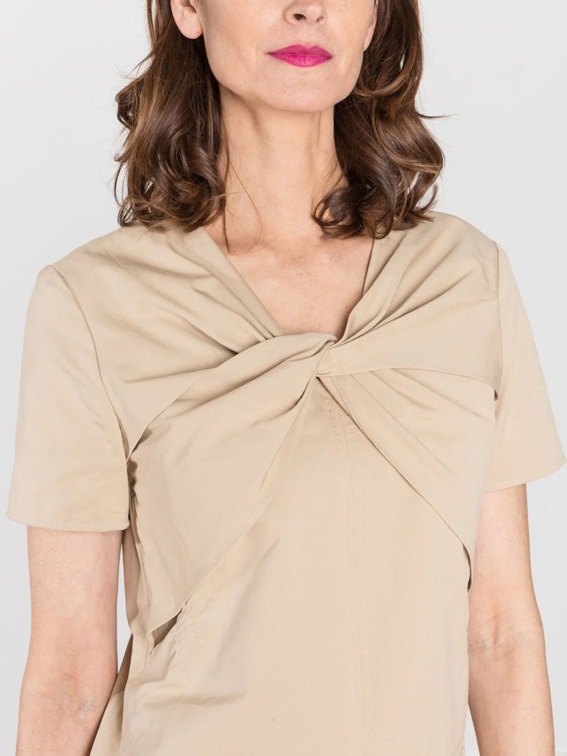 twist neck dress - Image 4