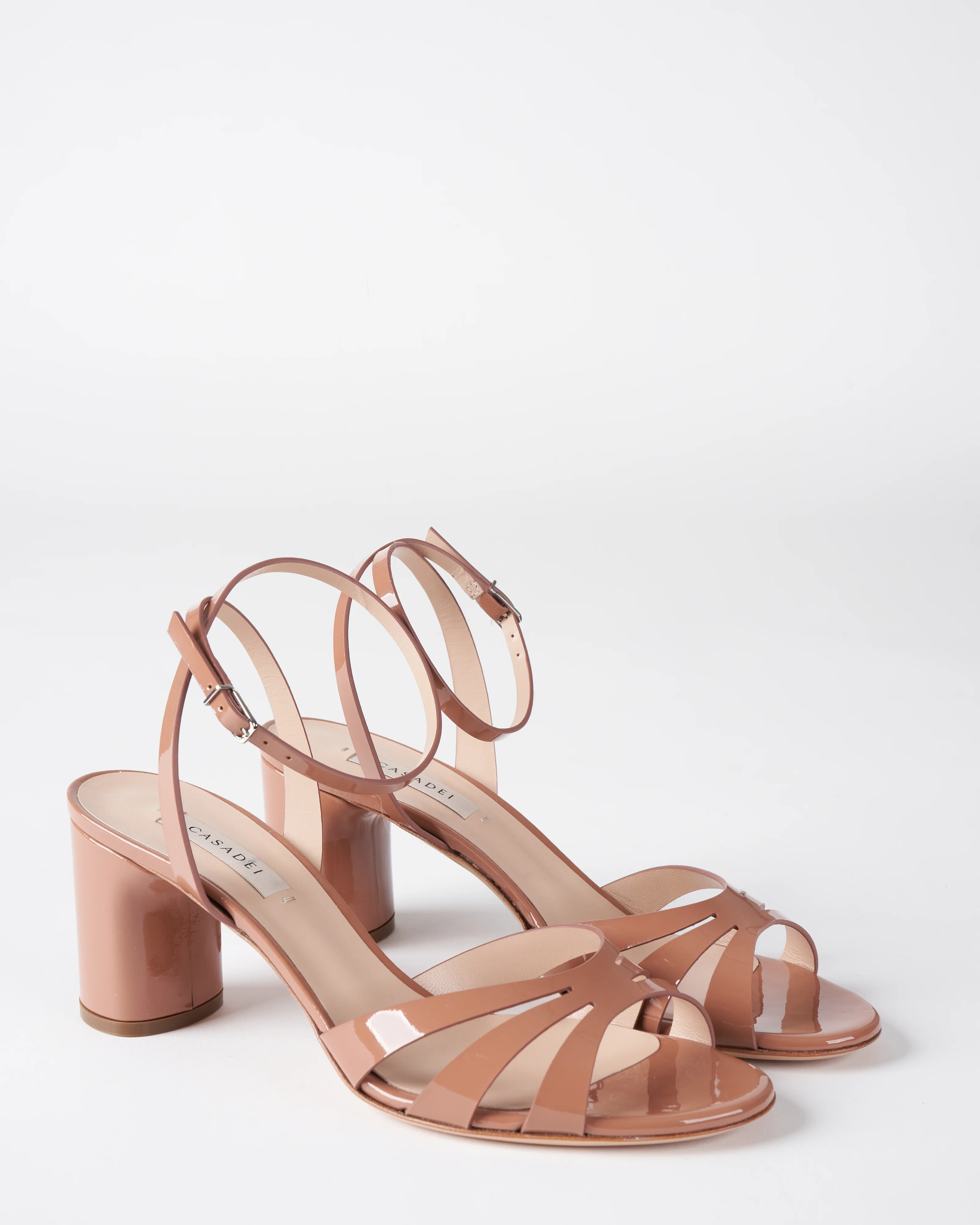 gloria heel - sandstone patent