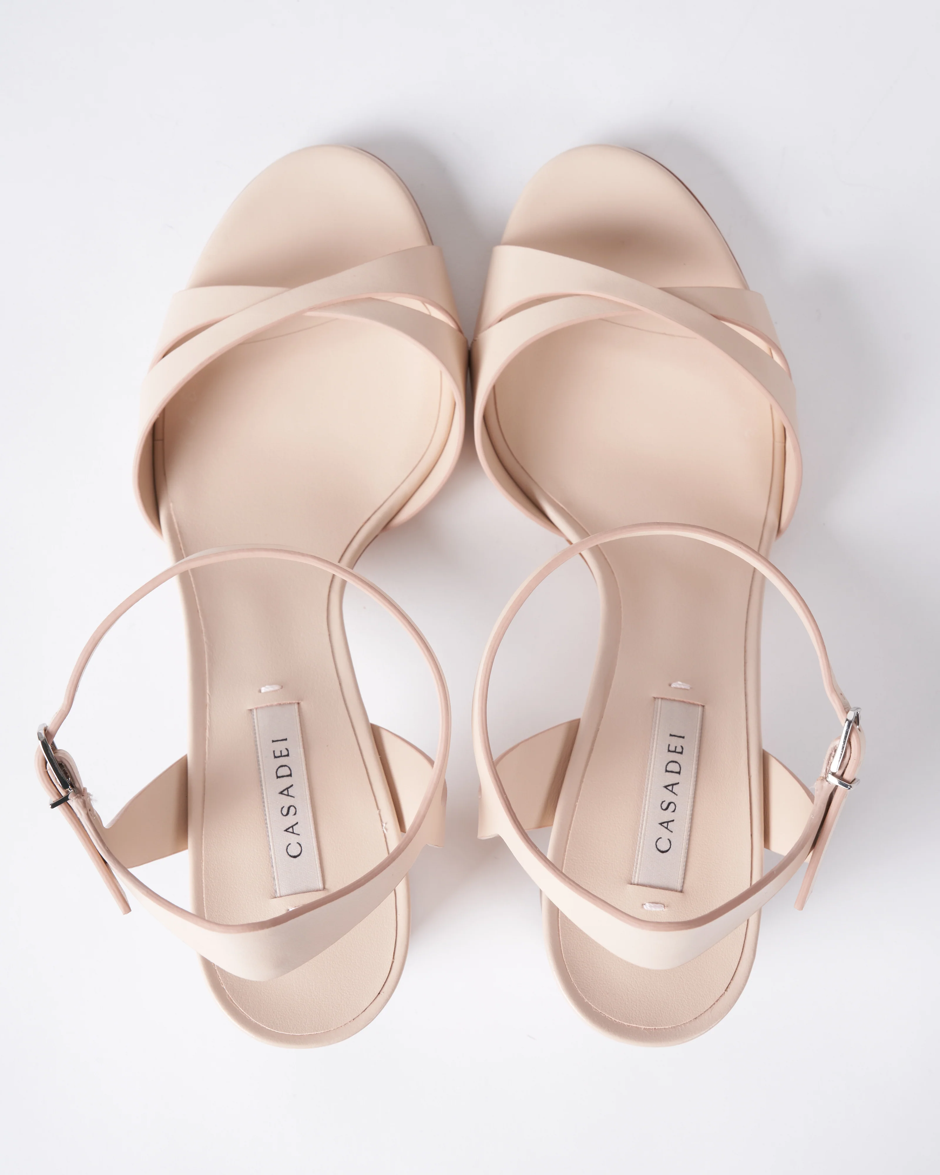 gloria heeled sandal with ankle strap - florence spiagga rosa - Image 3