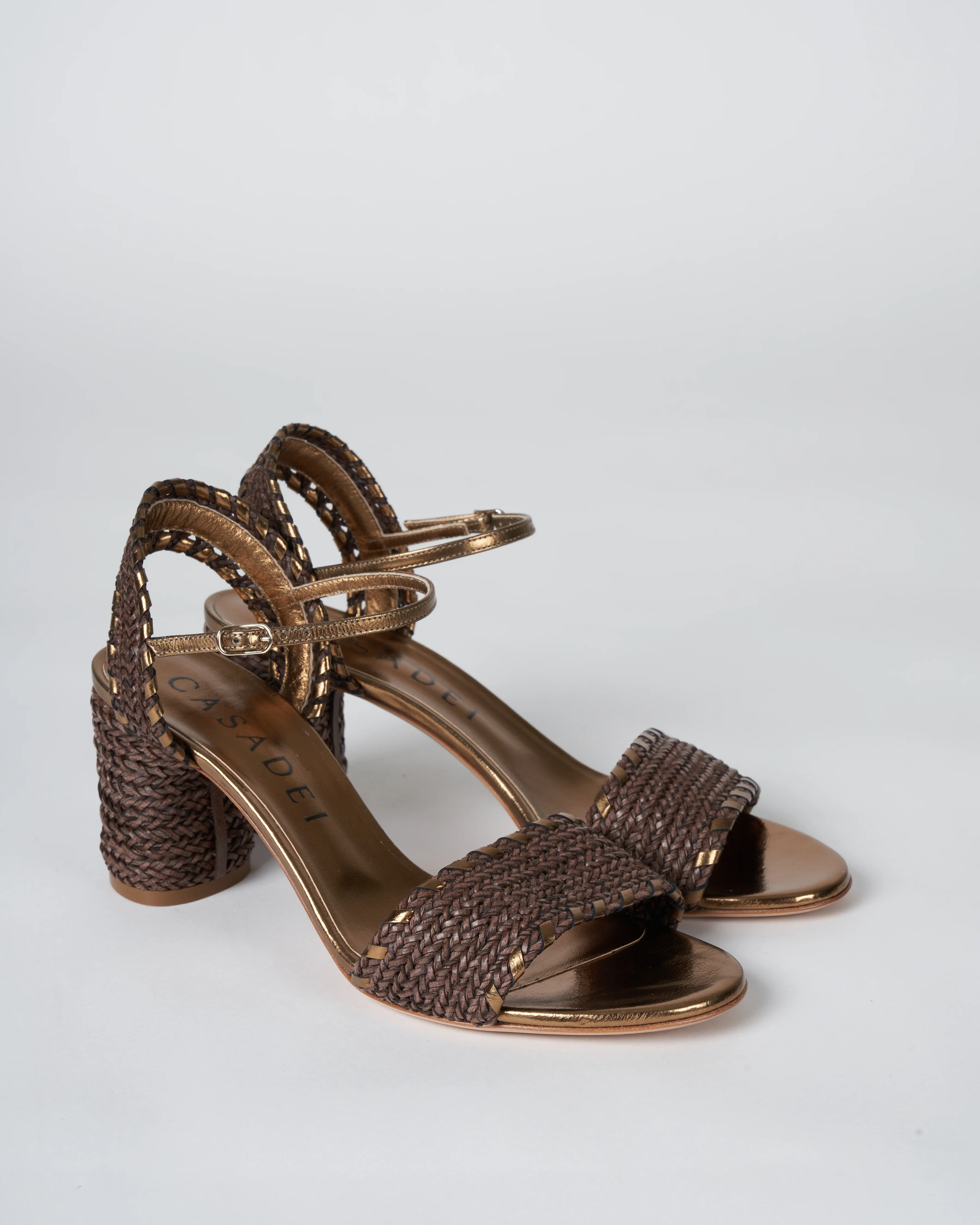 marbella sandal - cioccolato/ottone - Image 2