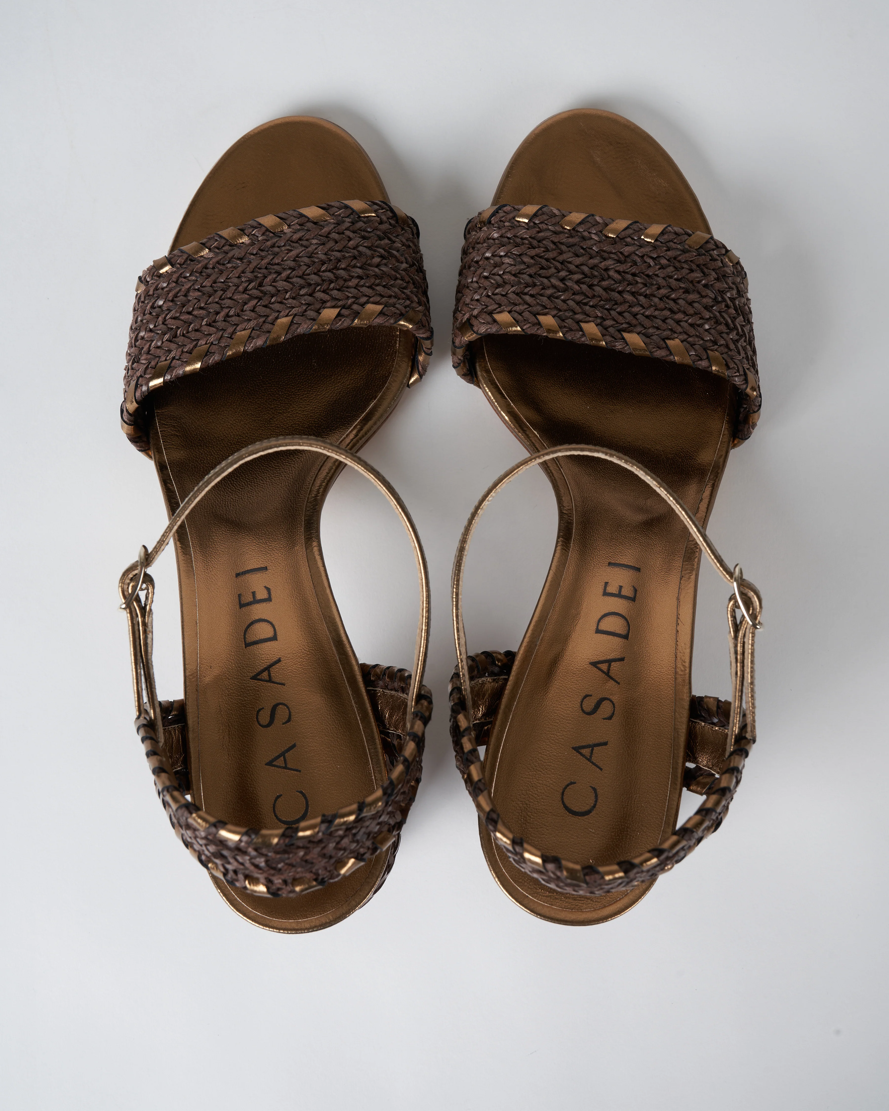 marbella sandal - cioccolato/ottone - Image 3