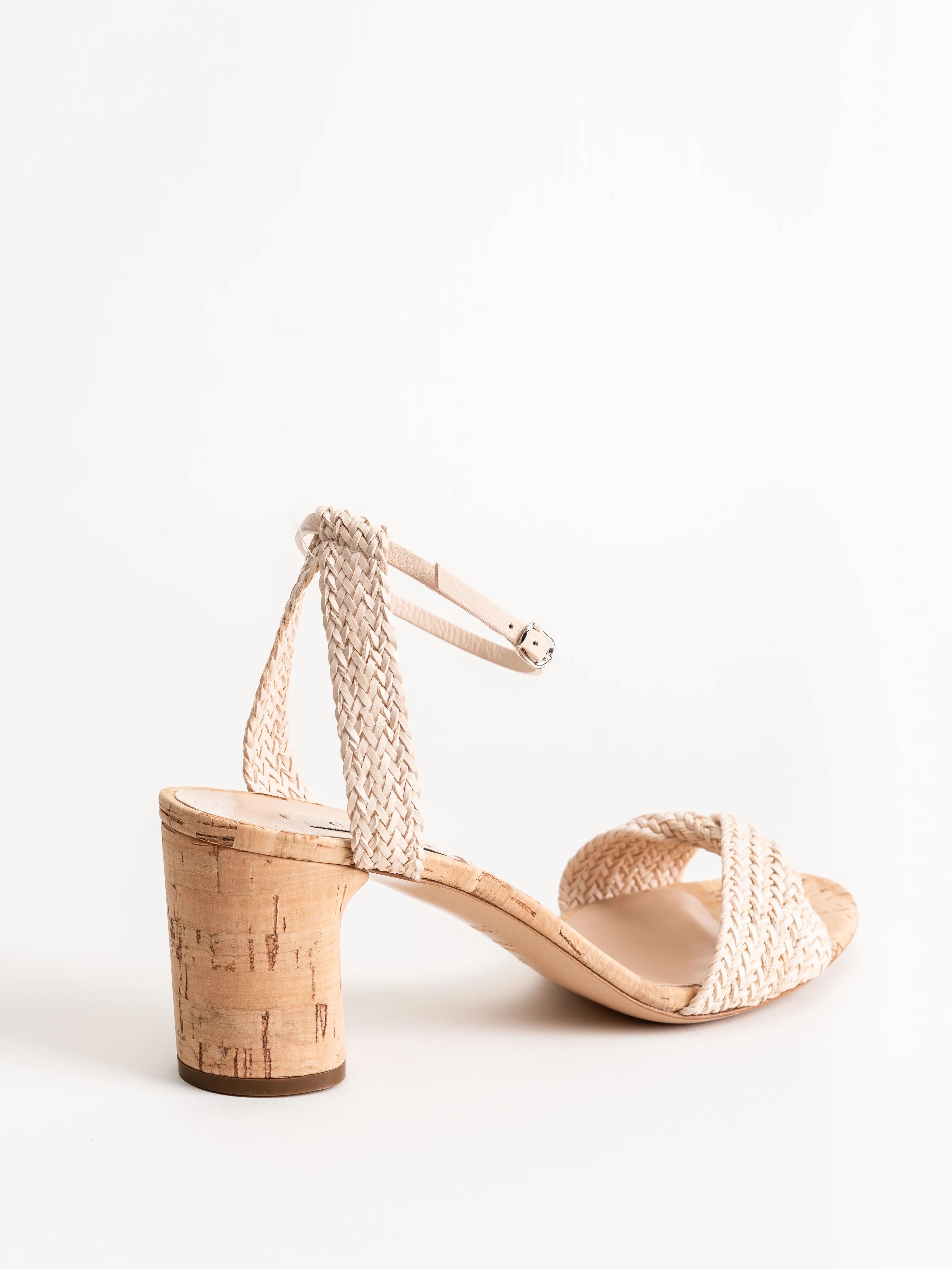 riviera heel - rose woven ecru - Image 3
