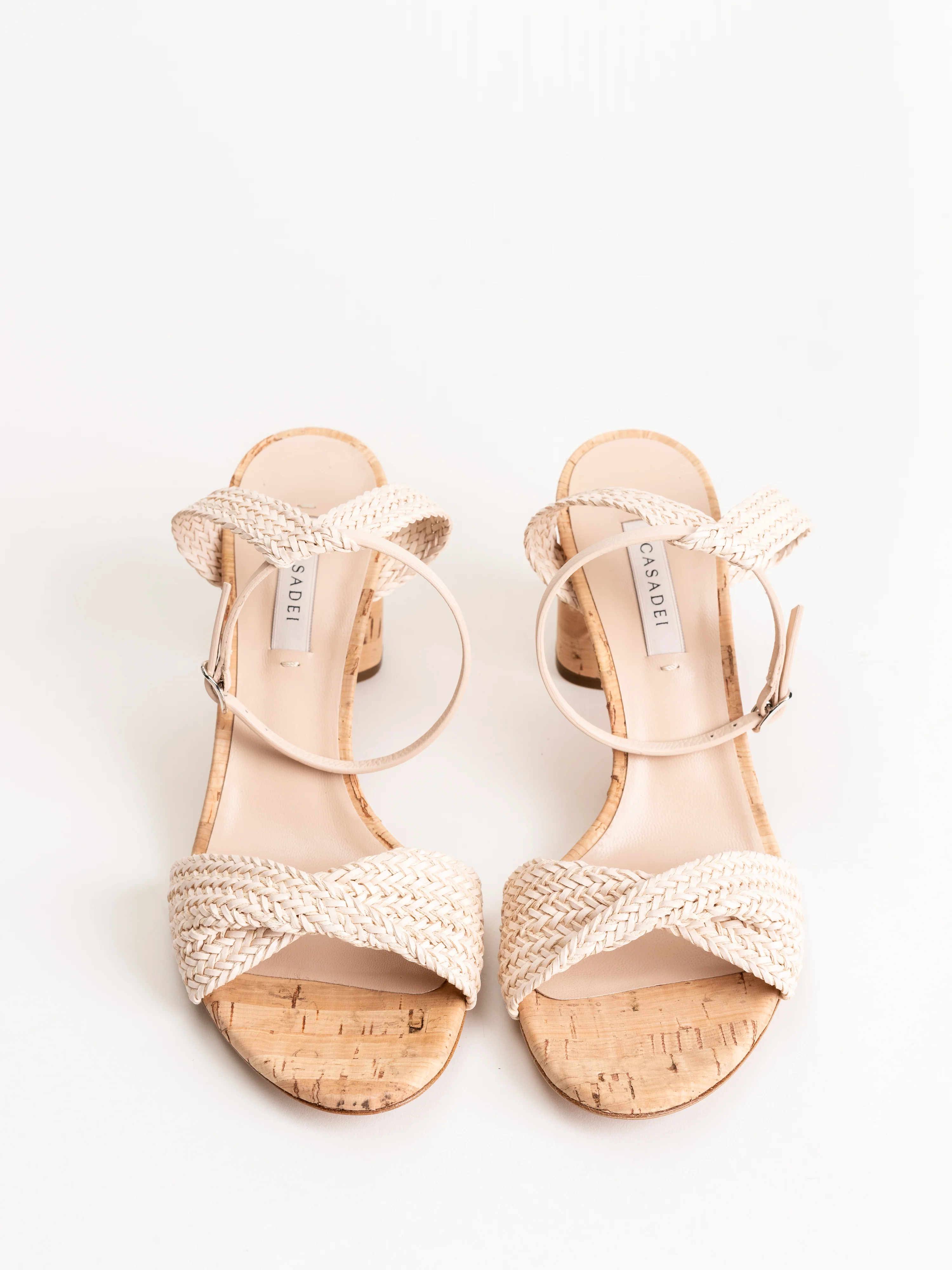 riviera heel - rose woven ecru - Image 4