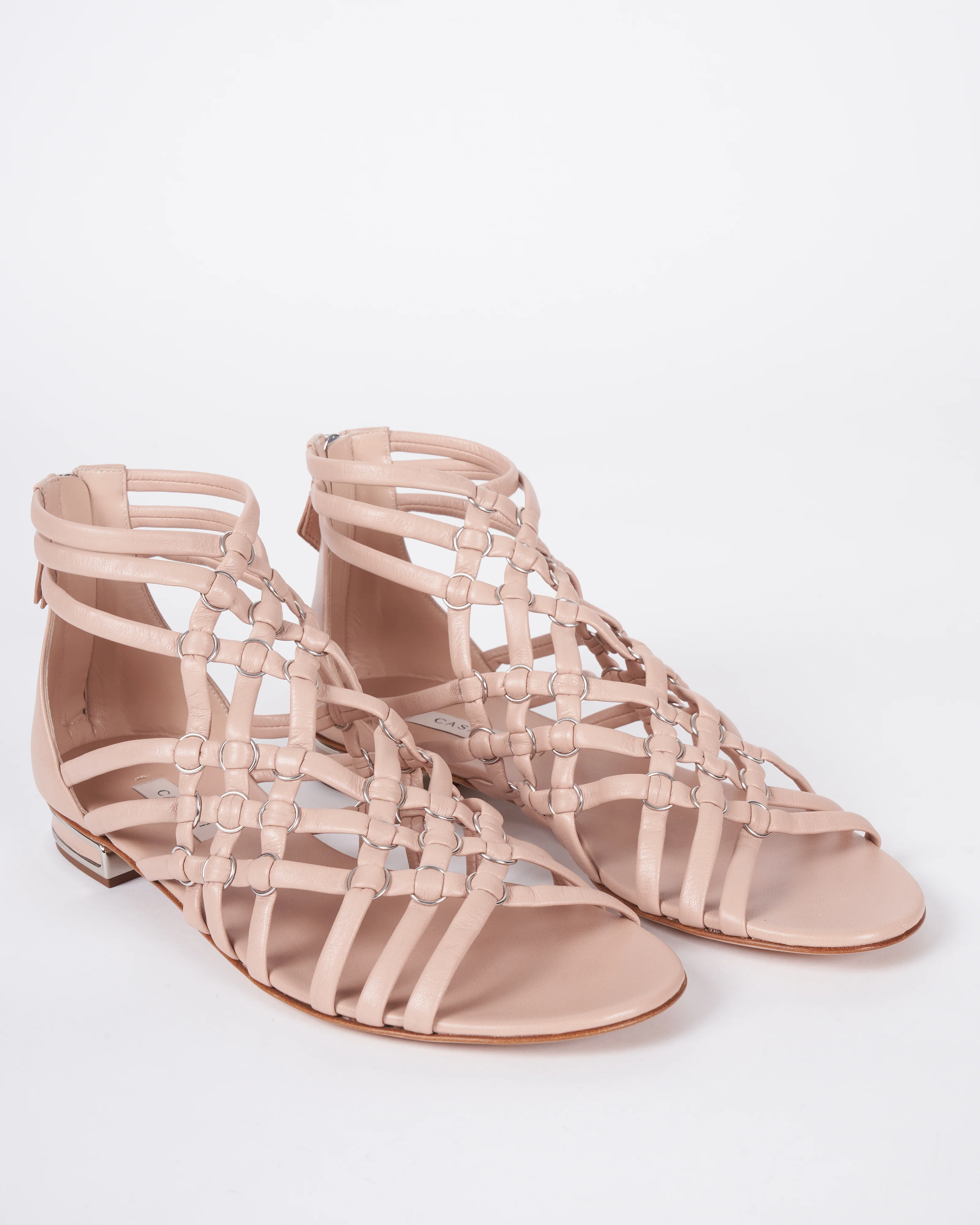 tacco - cage minorca gladiator flat sandal back zip - dafne - Image 2