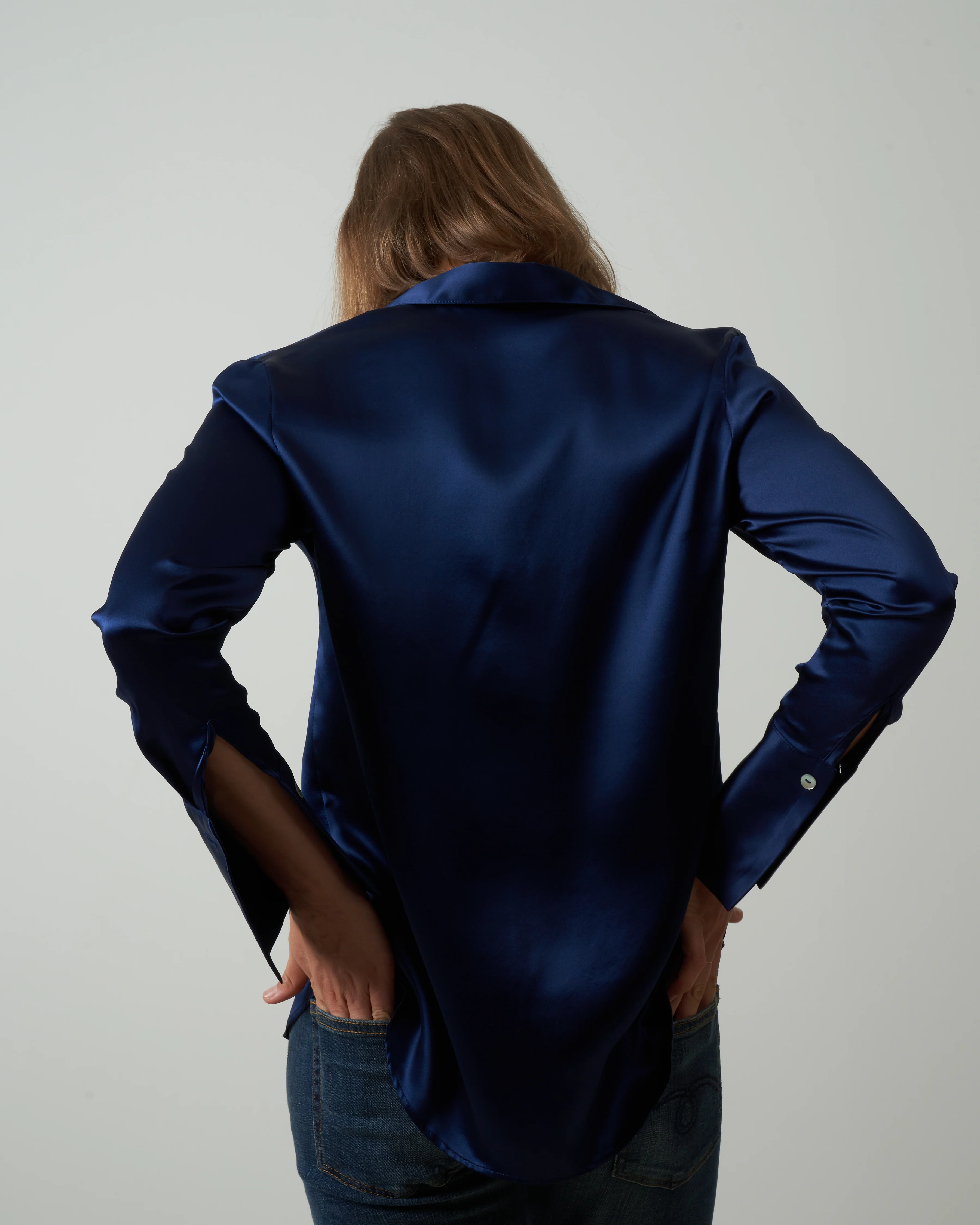daria blouse - navy - Image 3