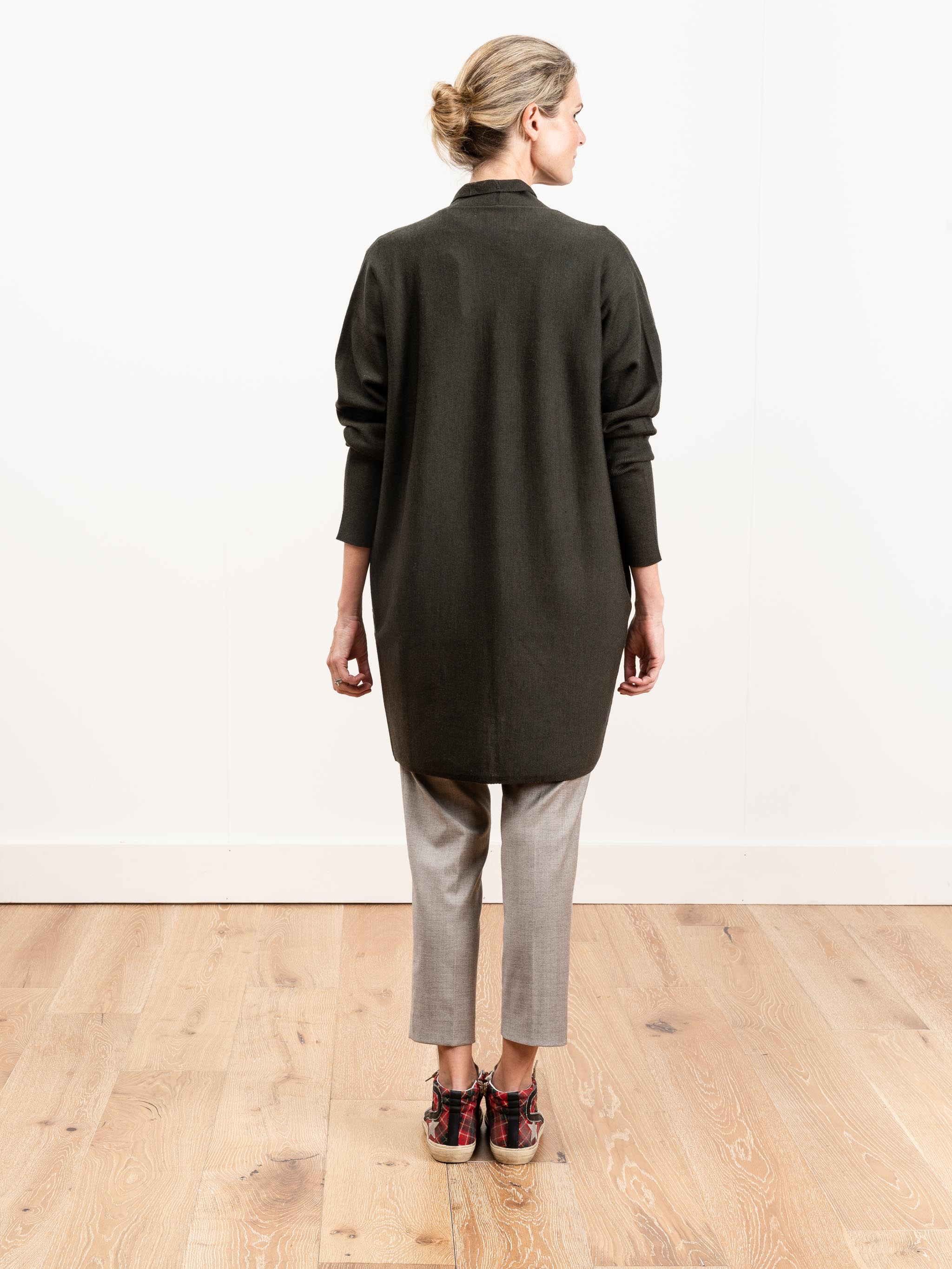 demi shawl cardi - army - Image 3